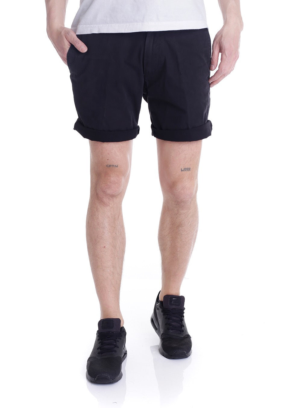 Carhartt WIP - Johnson Midvale Twill Black Garment Dyed - Shorts | Men-Image