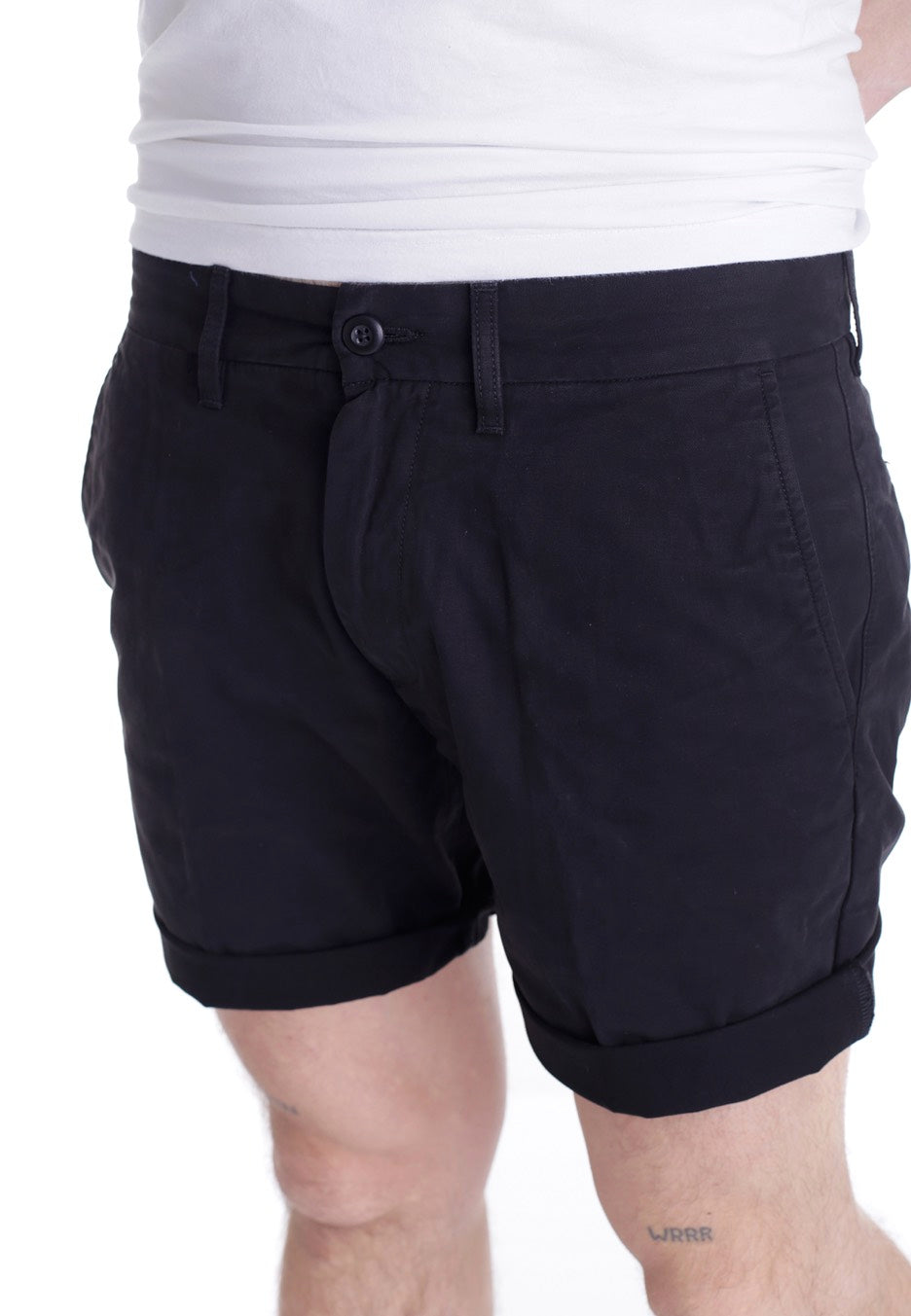 Carhartt WIP - Johnson Midvale Twill Black Garment Dyed - Shorts | Men-Image