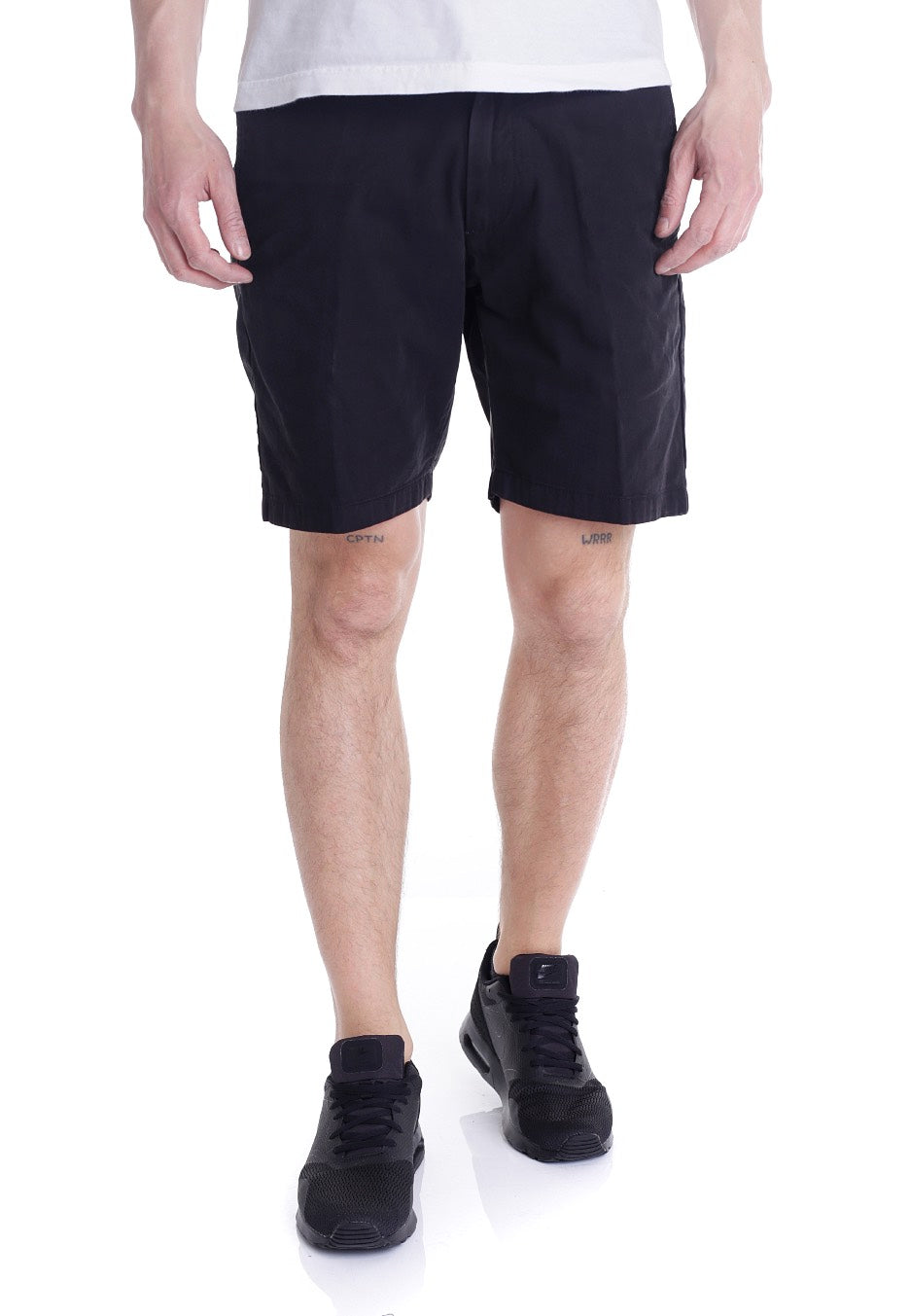 Carhartt WIP - Johnson Midvale Twill Black Garment Dyed - Shorts | Men-Image