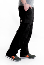 Carhartt WIP - Regular Cargo Columbia Ripstop Black Rinsed - Pants | Men-Image