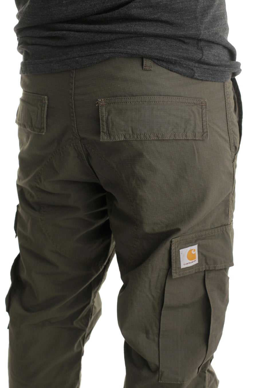 Carhartt WIP - Regular Cargo Columbia Ripstop Cypress Rinsed - Pants | Men-Image