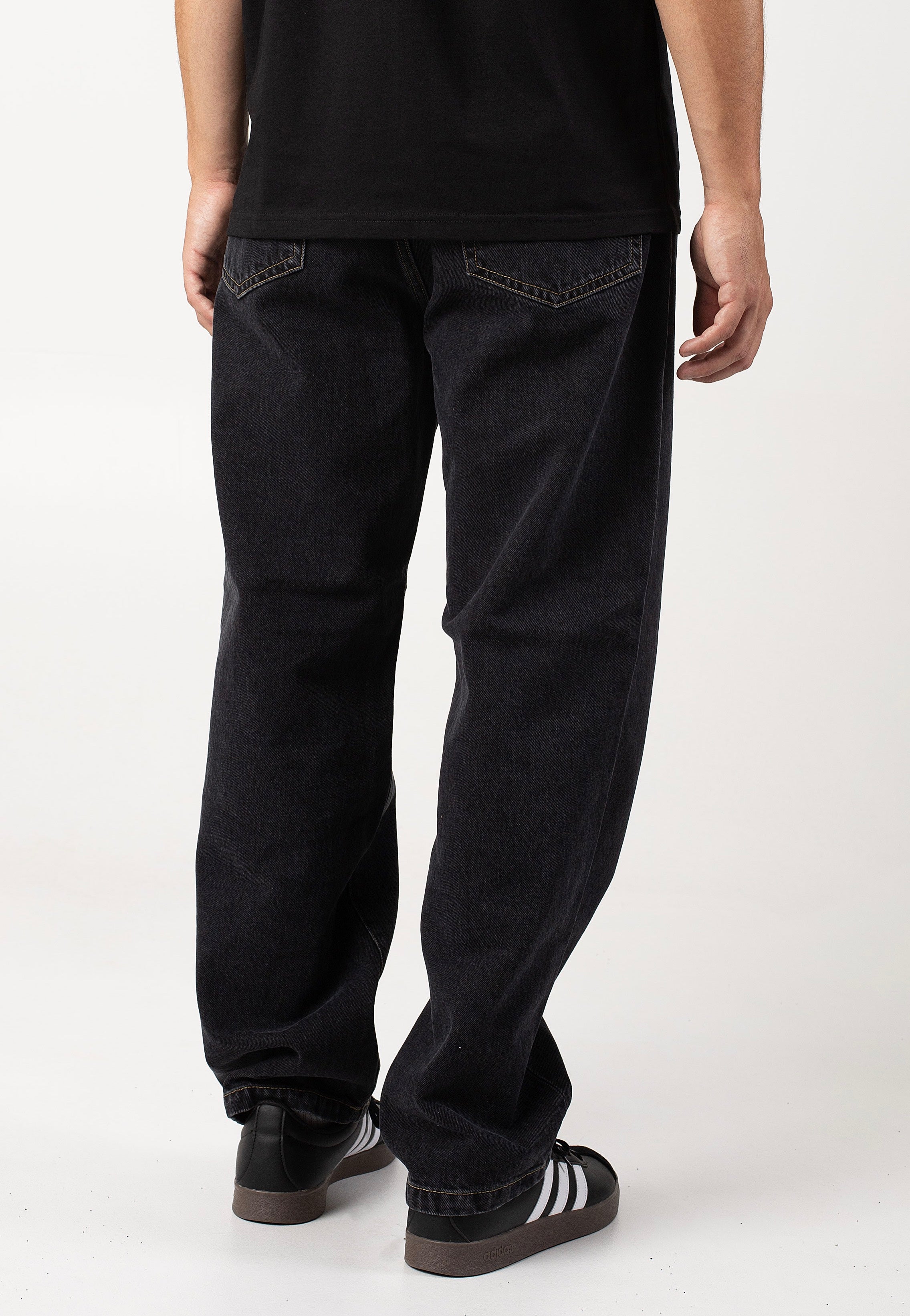 Carhartt WIP - Aaron Stone Washed Black - Jeans | Men-Image