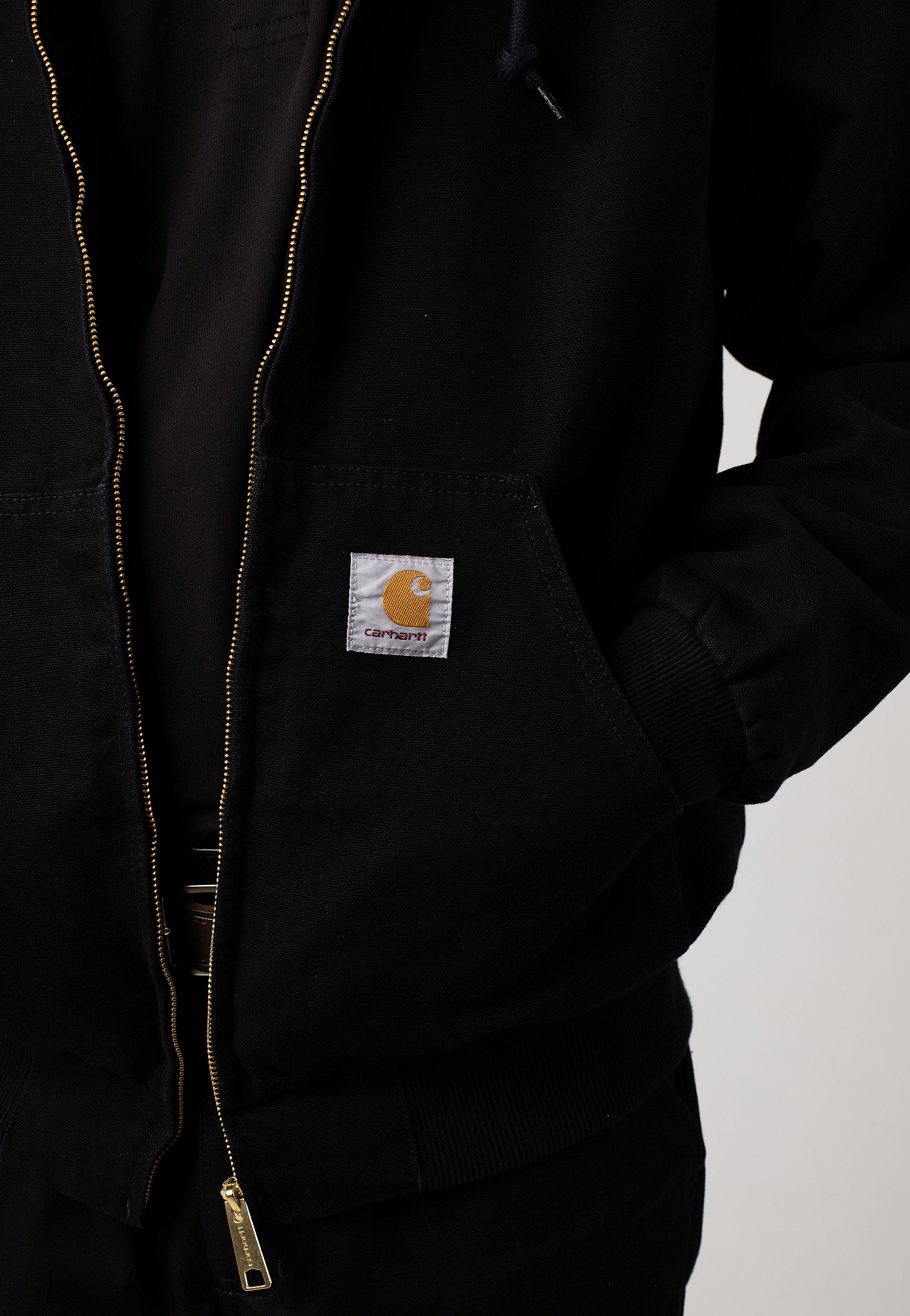 Carhartt WIP - Active Aged Canvas Black - Jacket | Men-Image