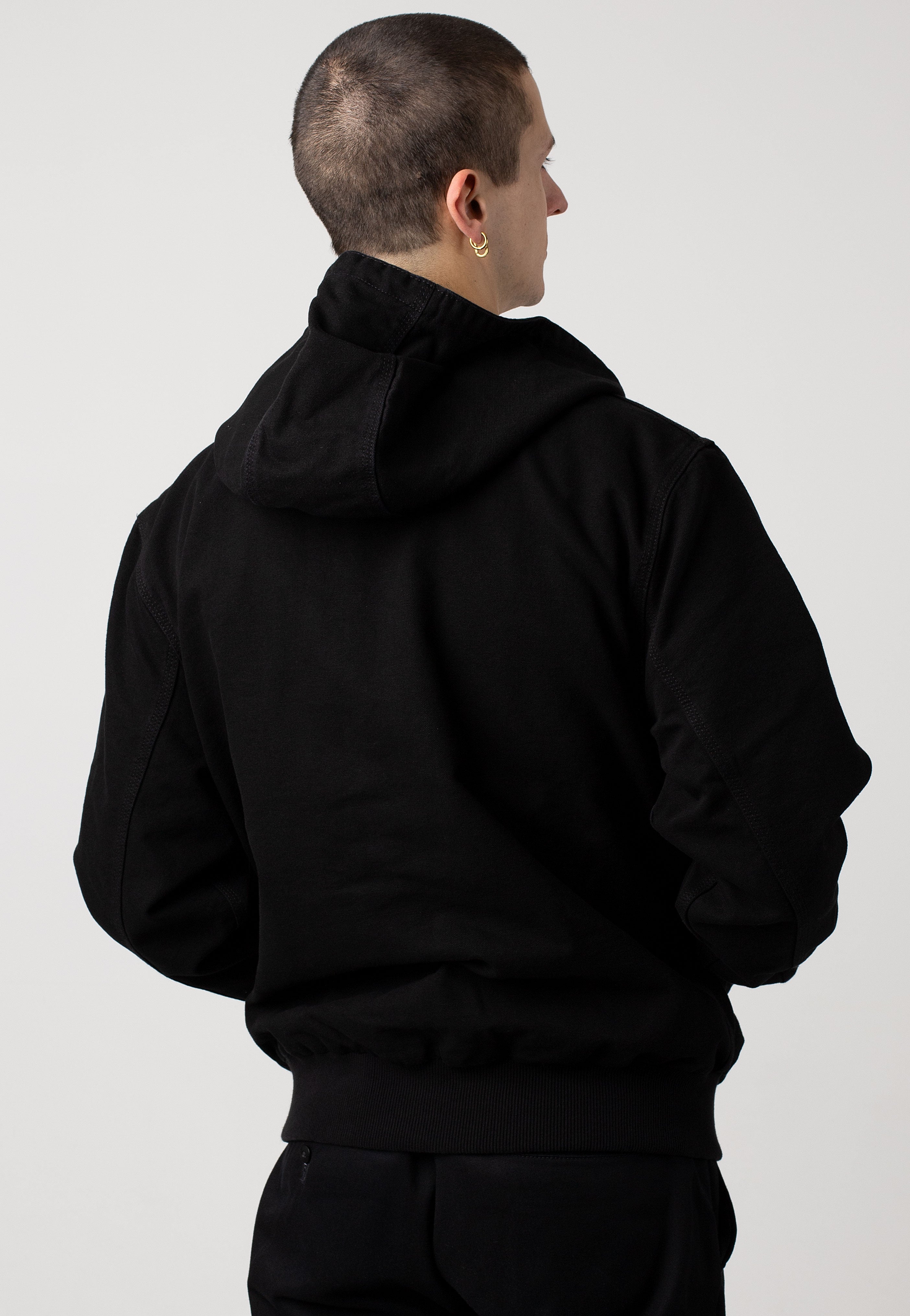 Carhartt WIP - Active Aged Canvas Black - Jacket | Men-Image