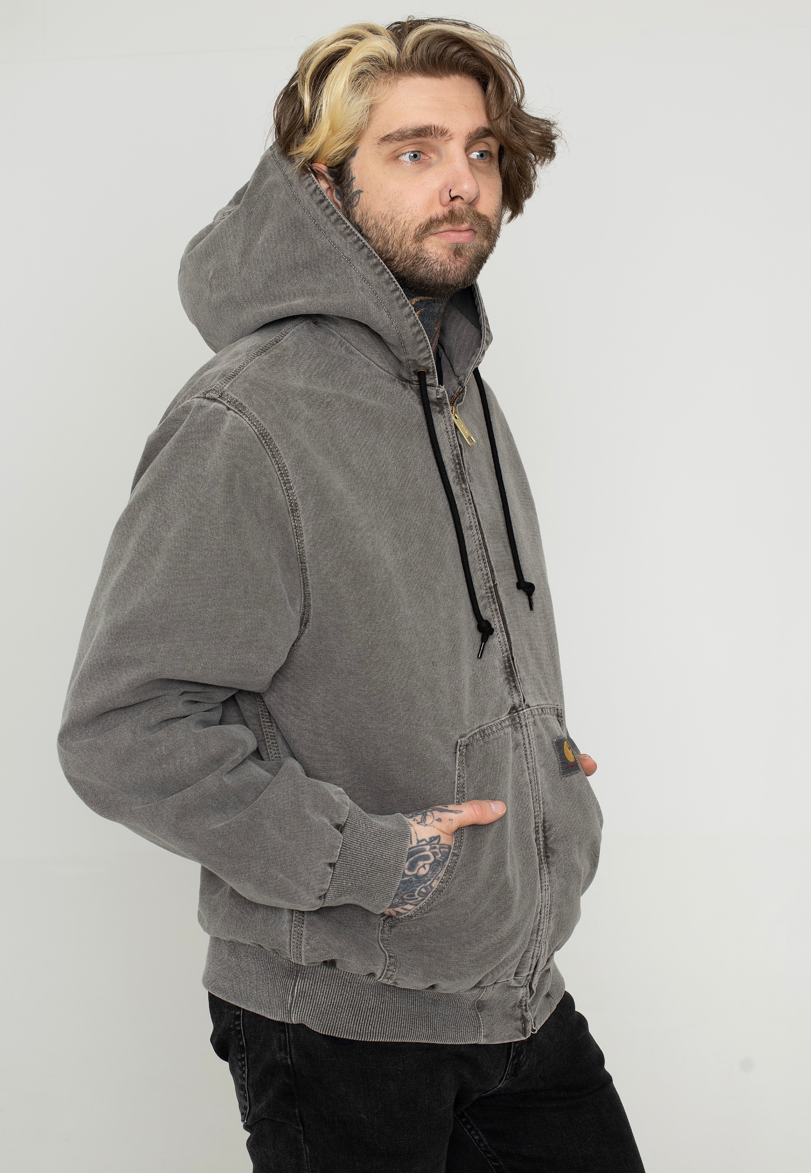 Carhartt WIP - Active Faded Black - Jacket | Men-Image