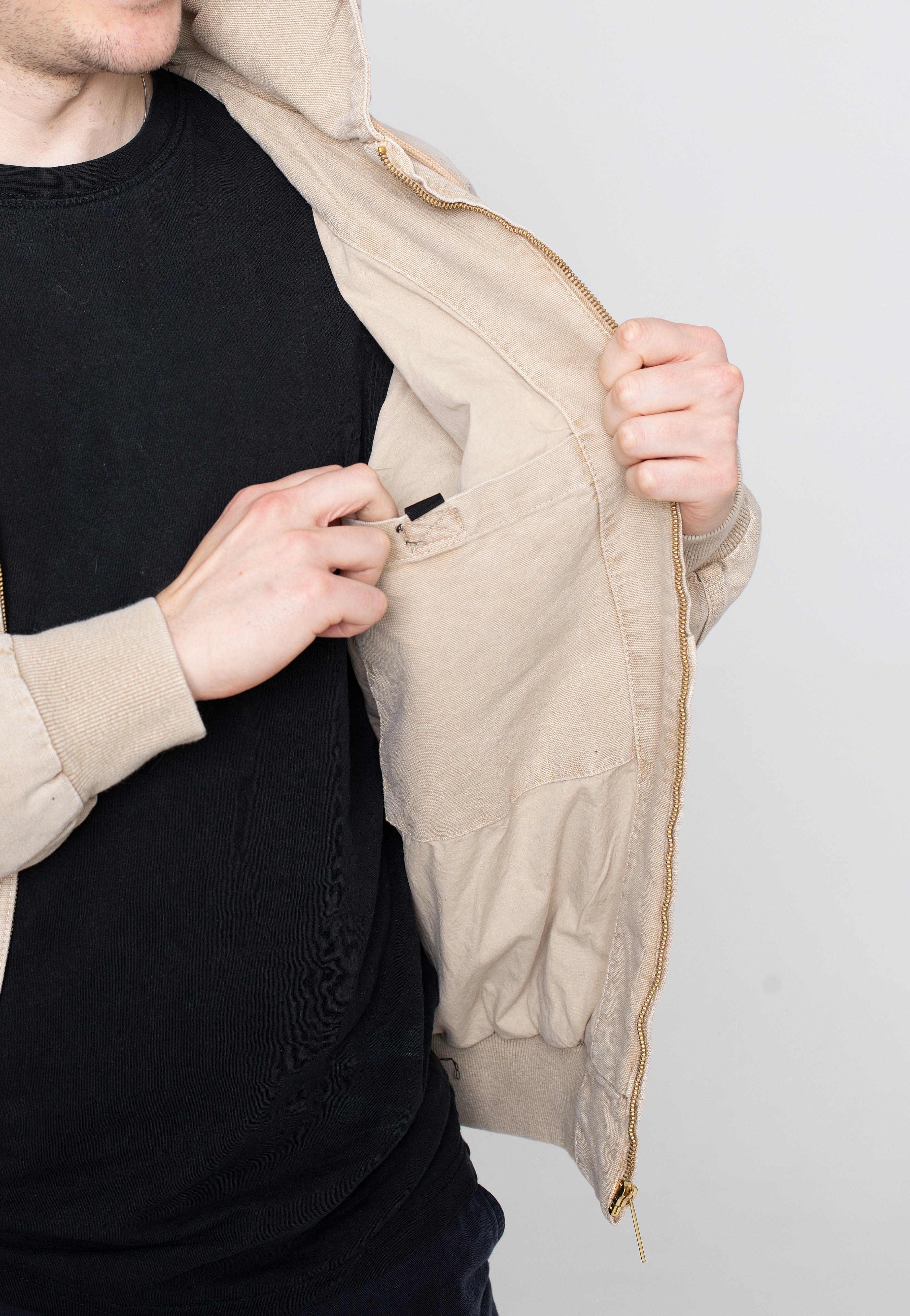 Carhartt WIP - Active Faded Dusty H Brown - Jacket | Men-Image