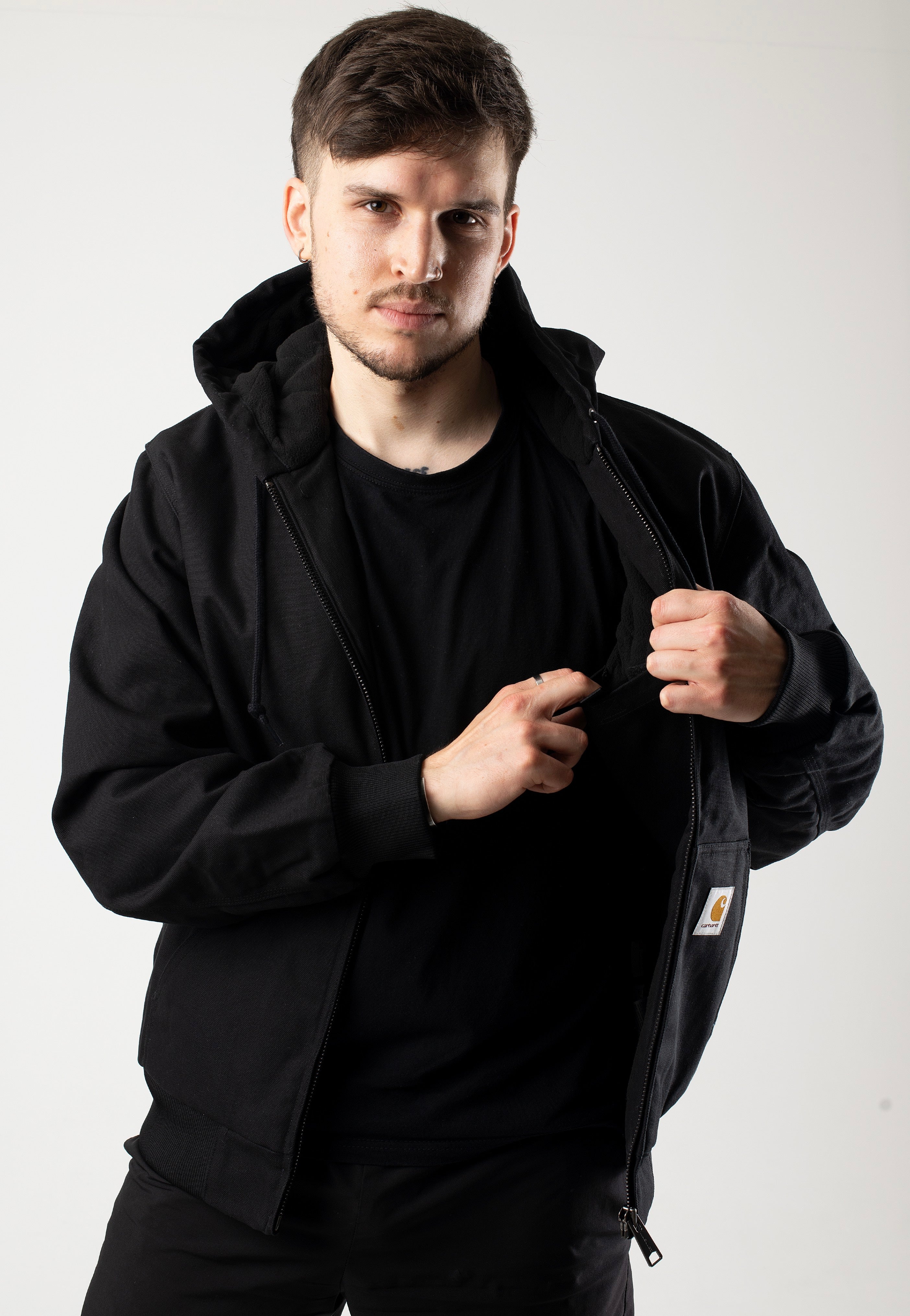 Carhartt WIP - Active Rigid Black - Jacket | Men-Image