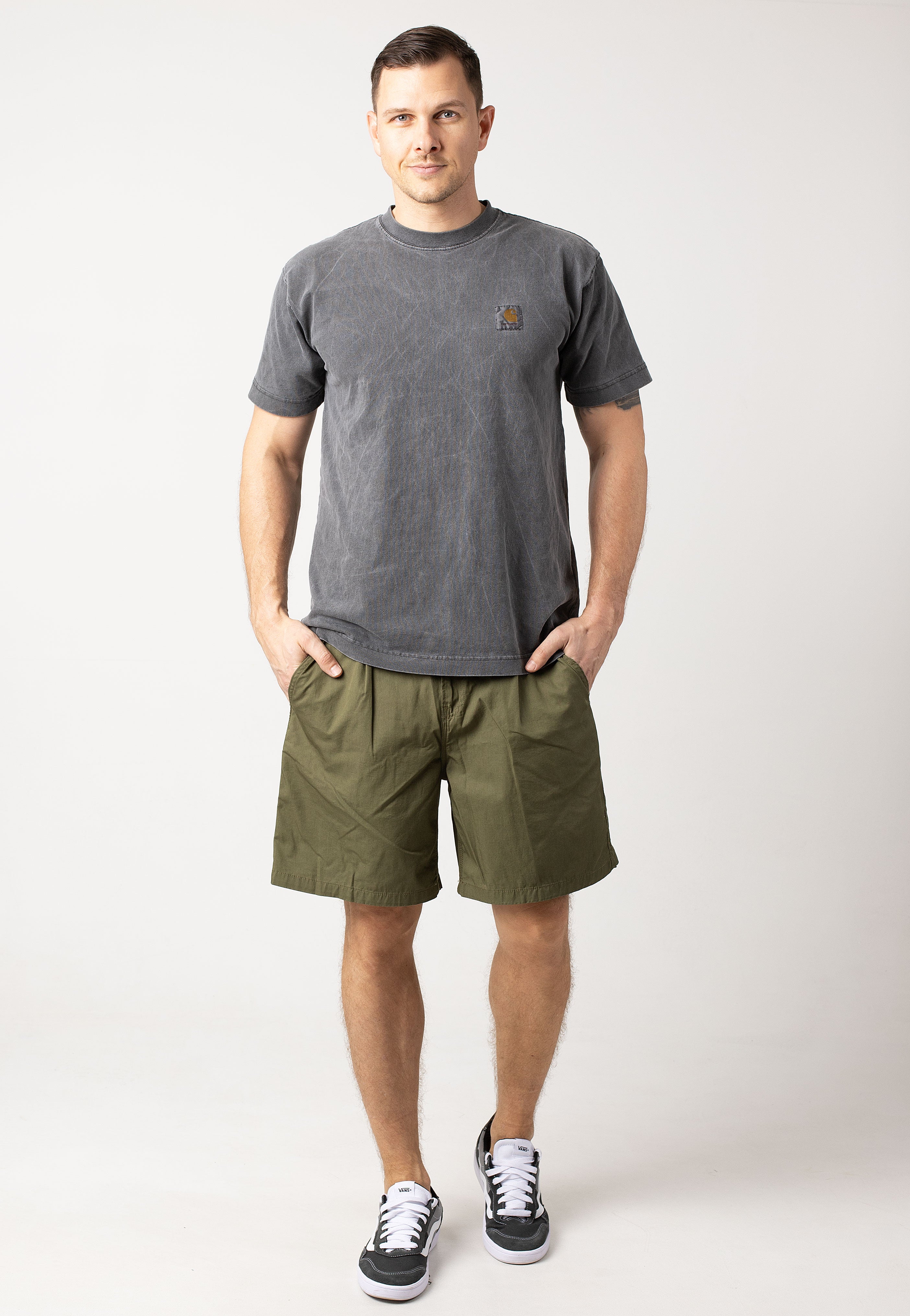 Carhartt WIP - Albert Rinsed Dundee - Shorts | Men-Image