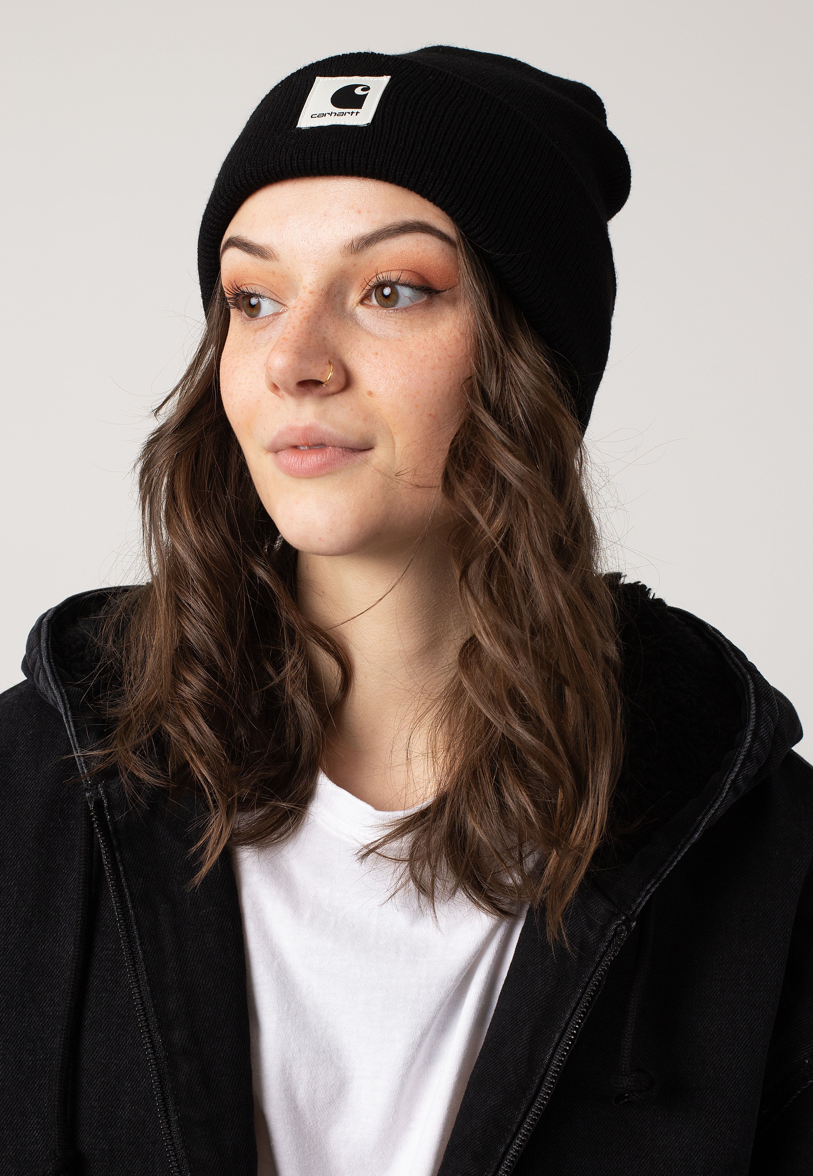 Carhartt WIP - Ashley Black - Beanie | Women-Image