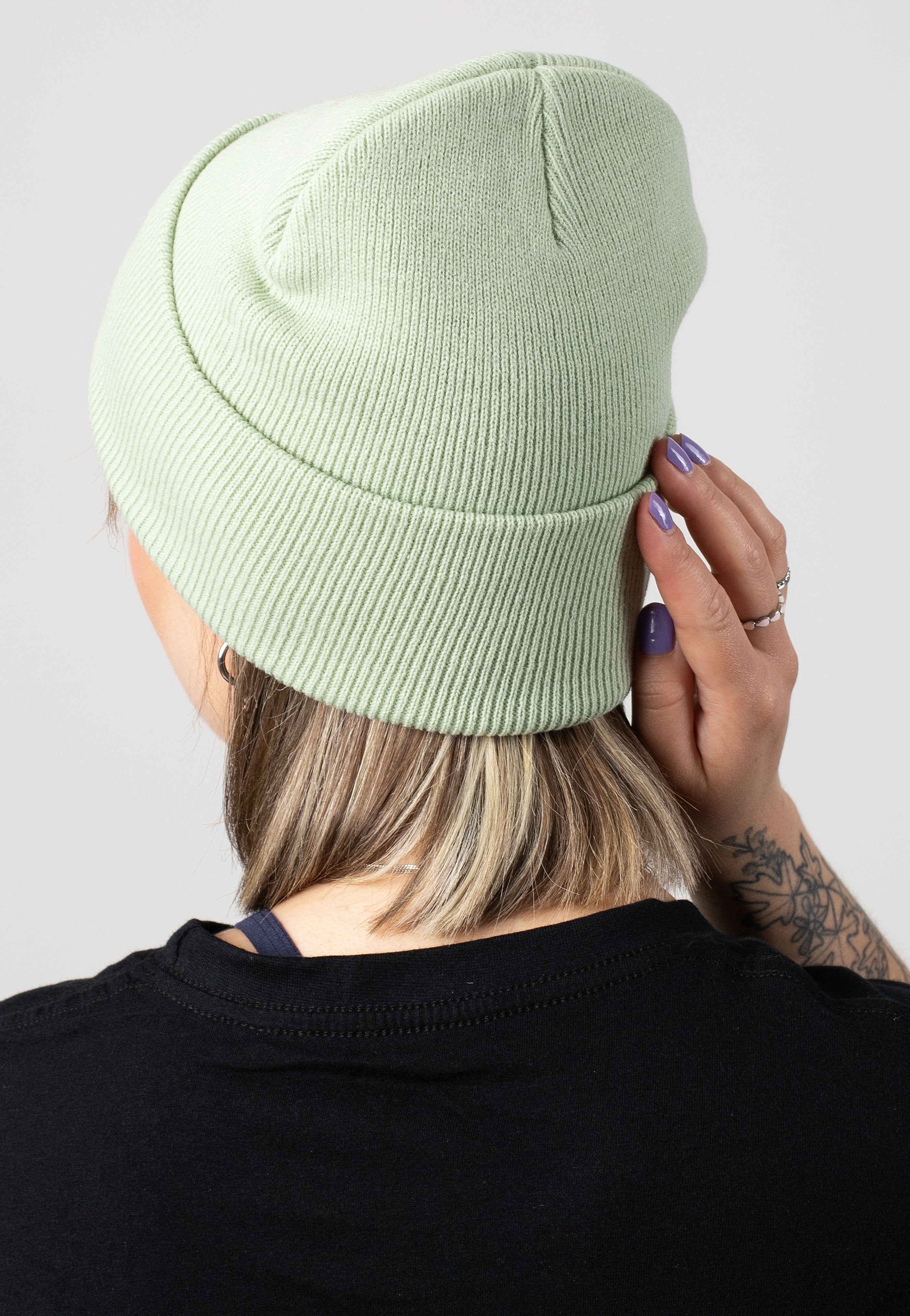 Carhartt WIP - Ashley Charm Green - Beanie | Neutral-Image