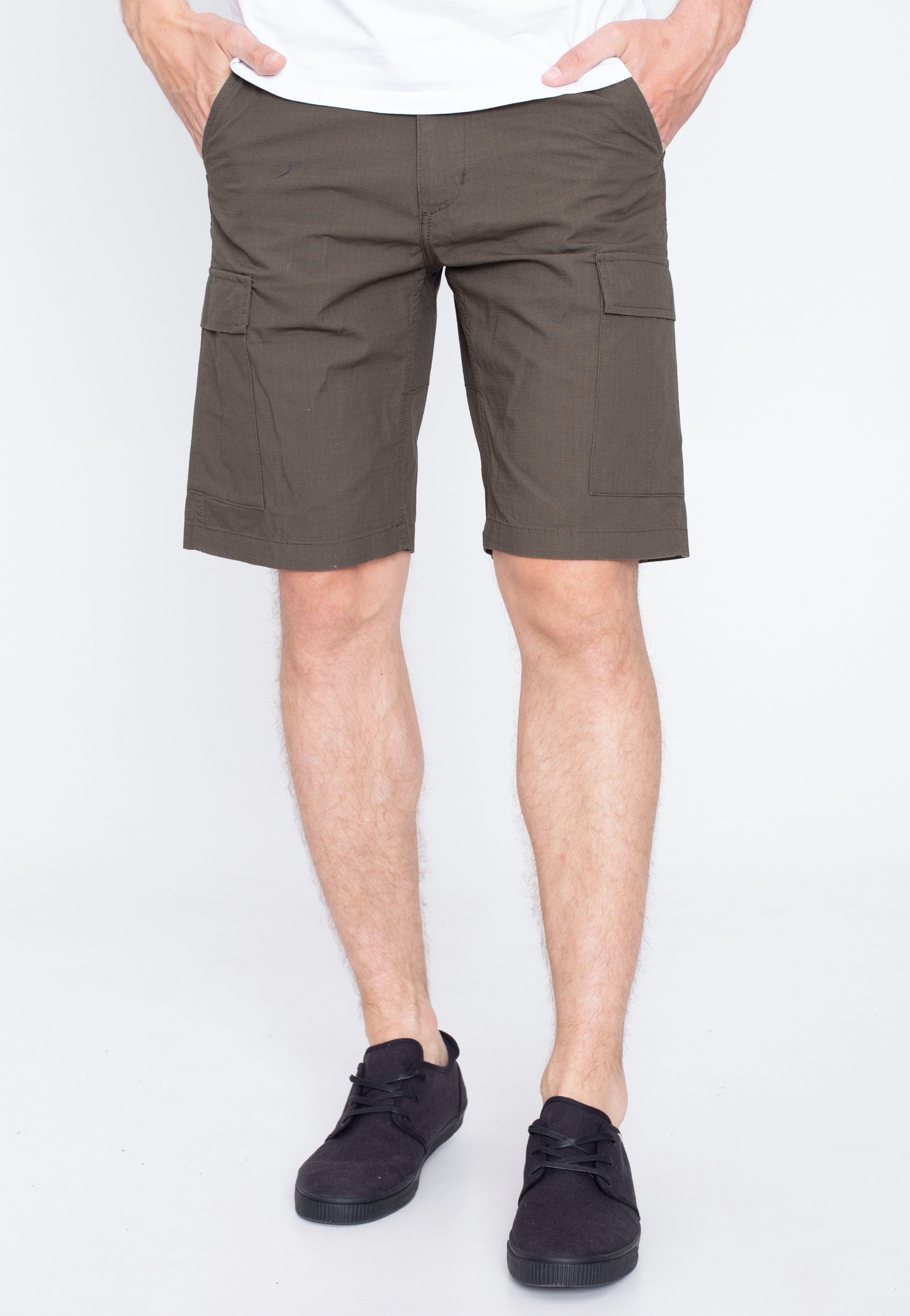 Carhartt WIP - Aviation Cypress Rinsed - Shorts | Men-Image