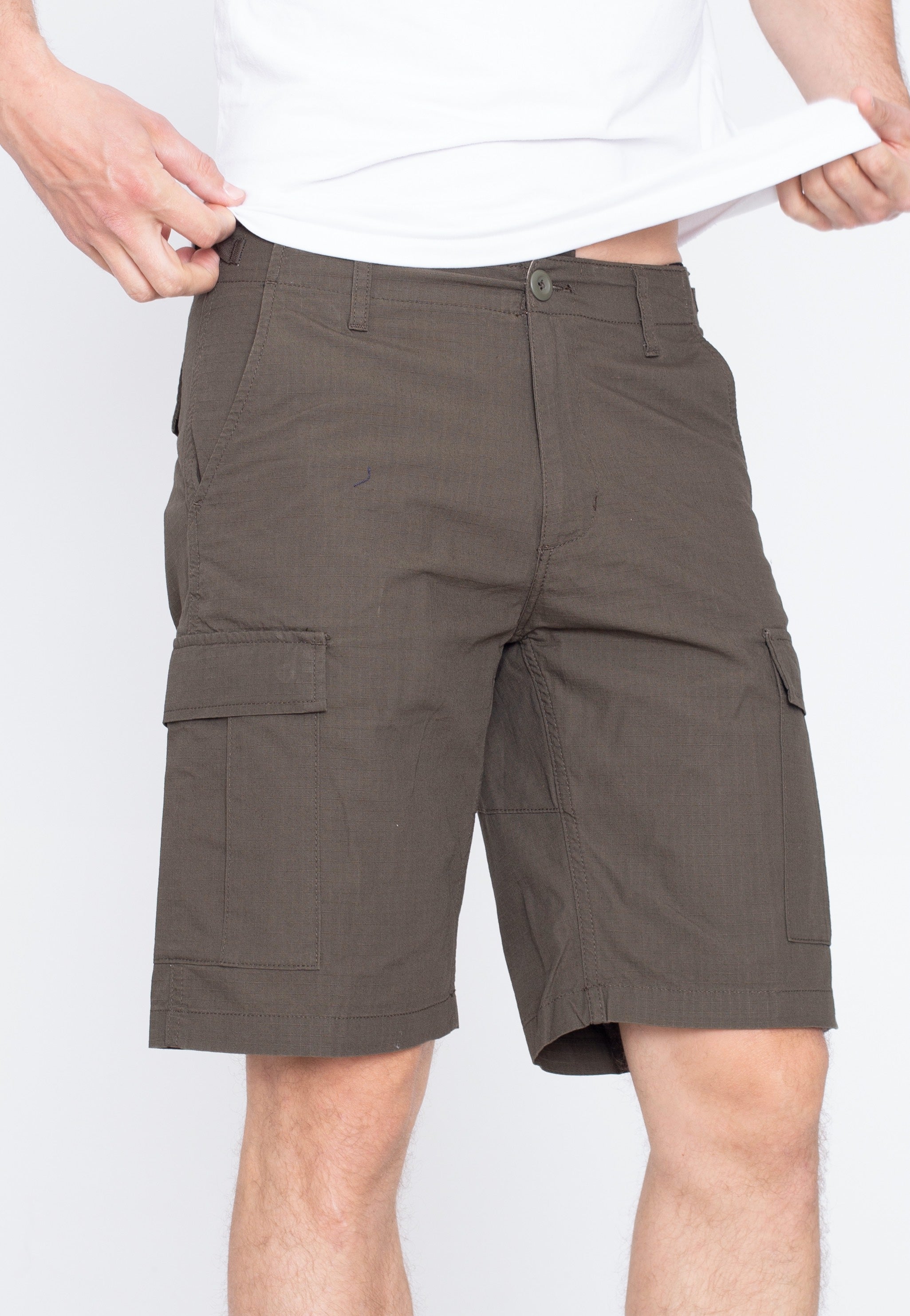 Carhartt WIP - Aviation Cypress Rinsed - Shorts | Men-Image