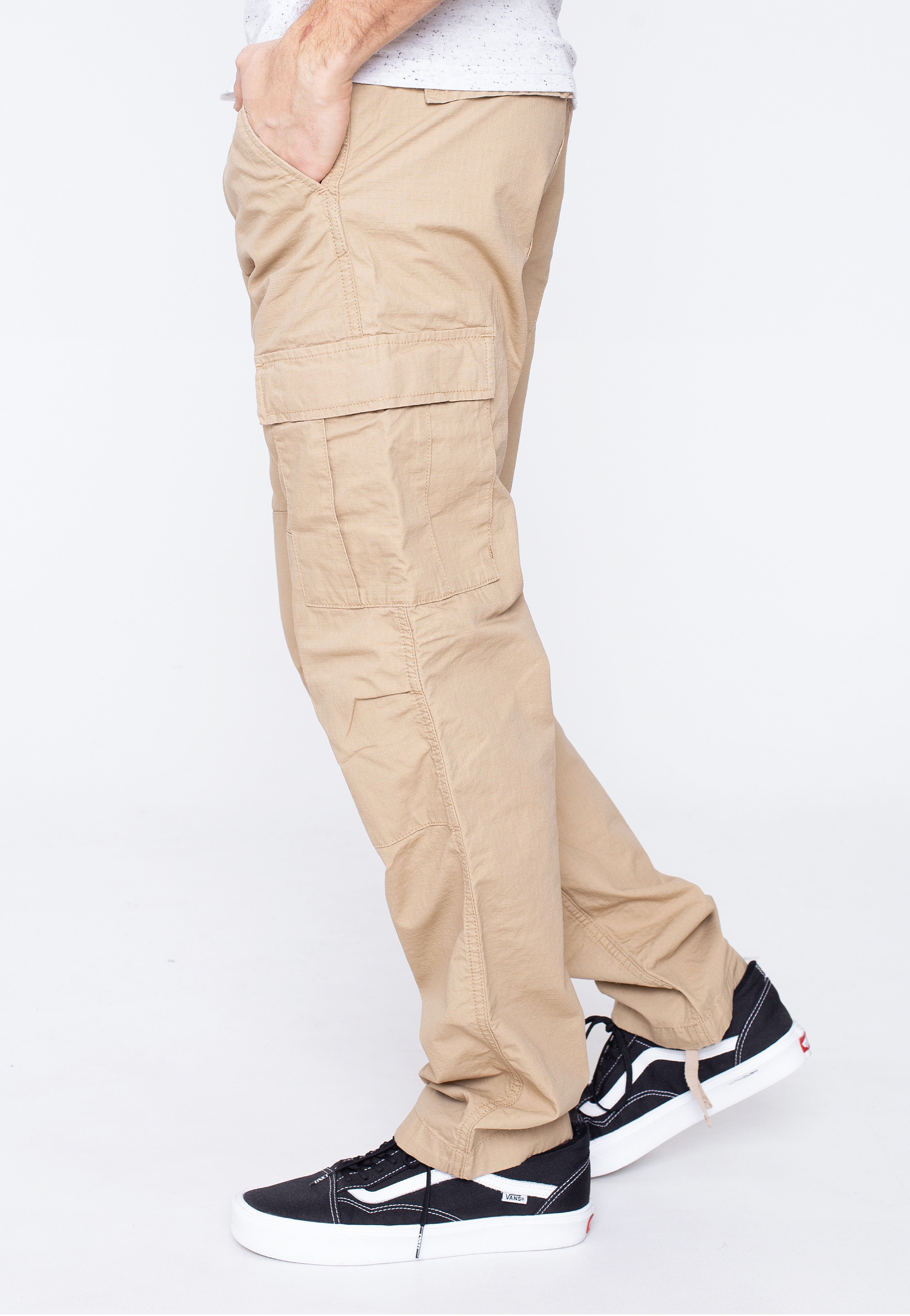 Carhartt WIP - Aviation Dusty H Brown Rinsed - Pants | Men-Image