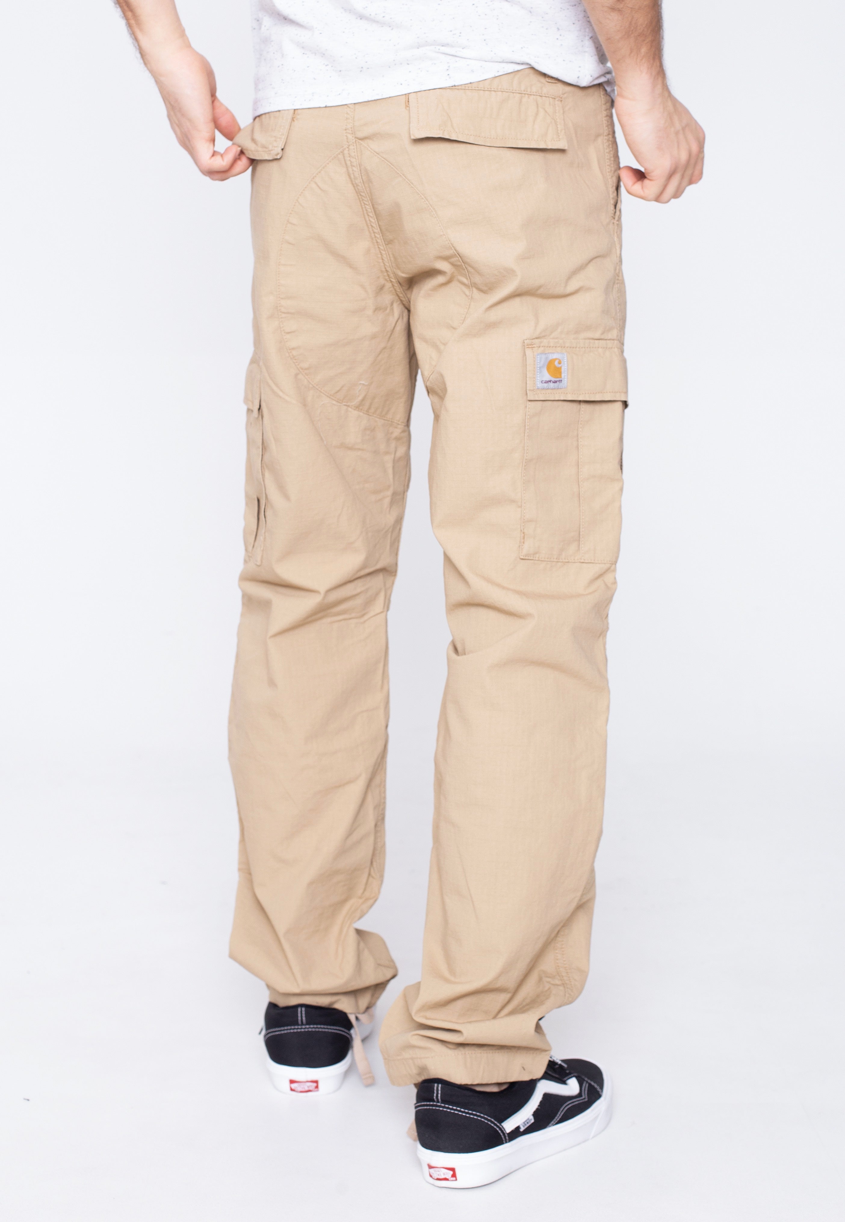 Carhartt WIP - Aviation Dusty H Brown Rinsed - Pants | Men-Image