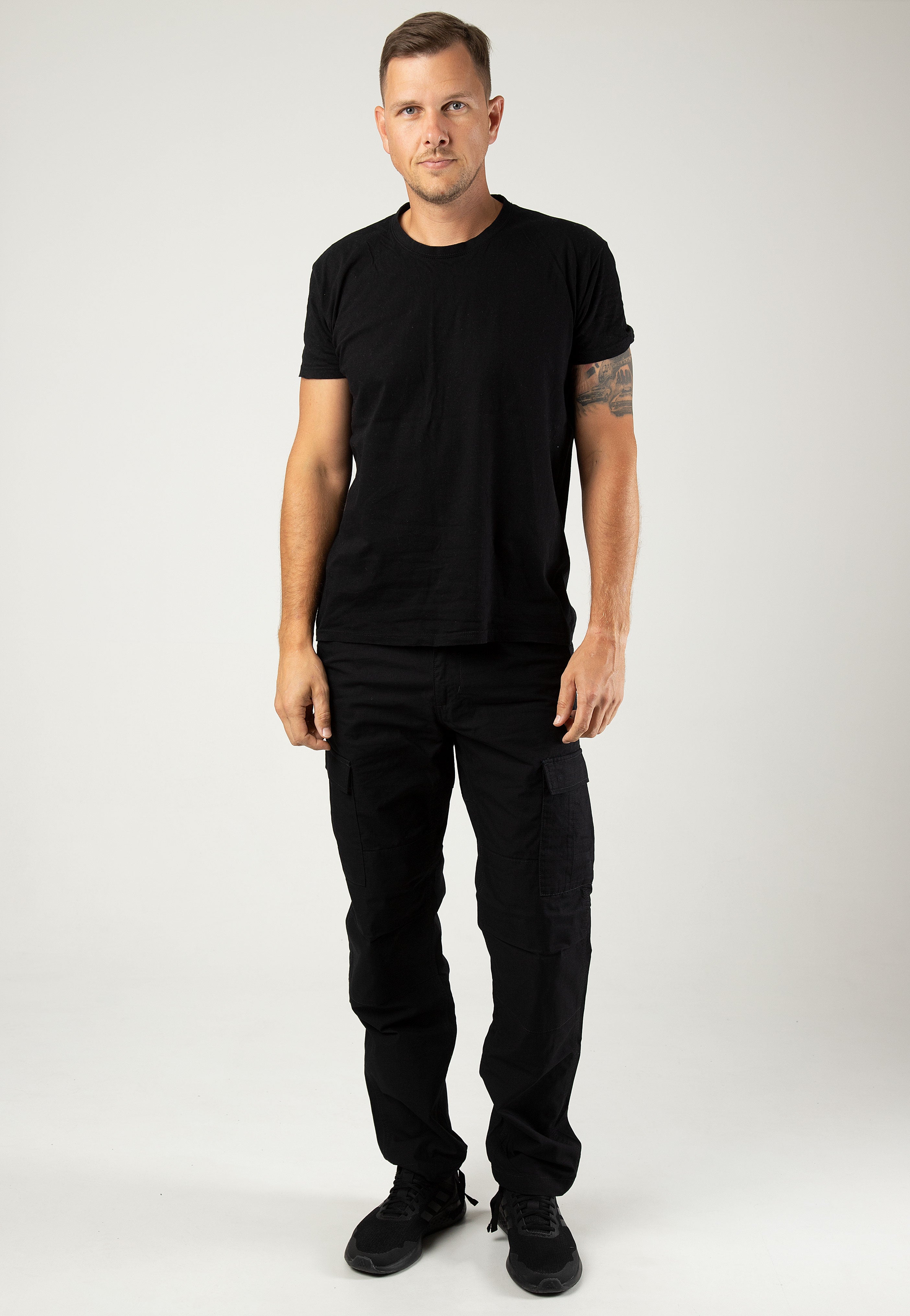 Carhartt WIP - Aviation Rinsed Black - Pants | Men-Image