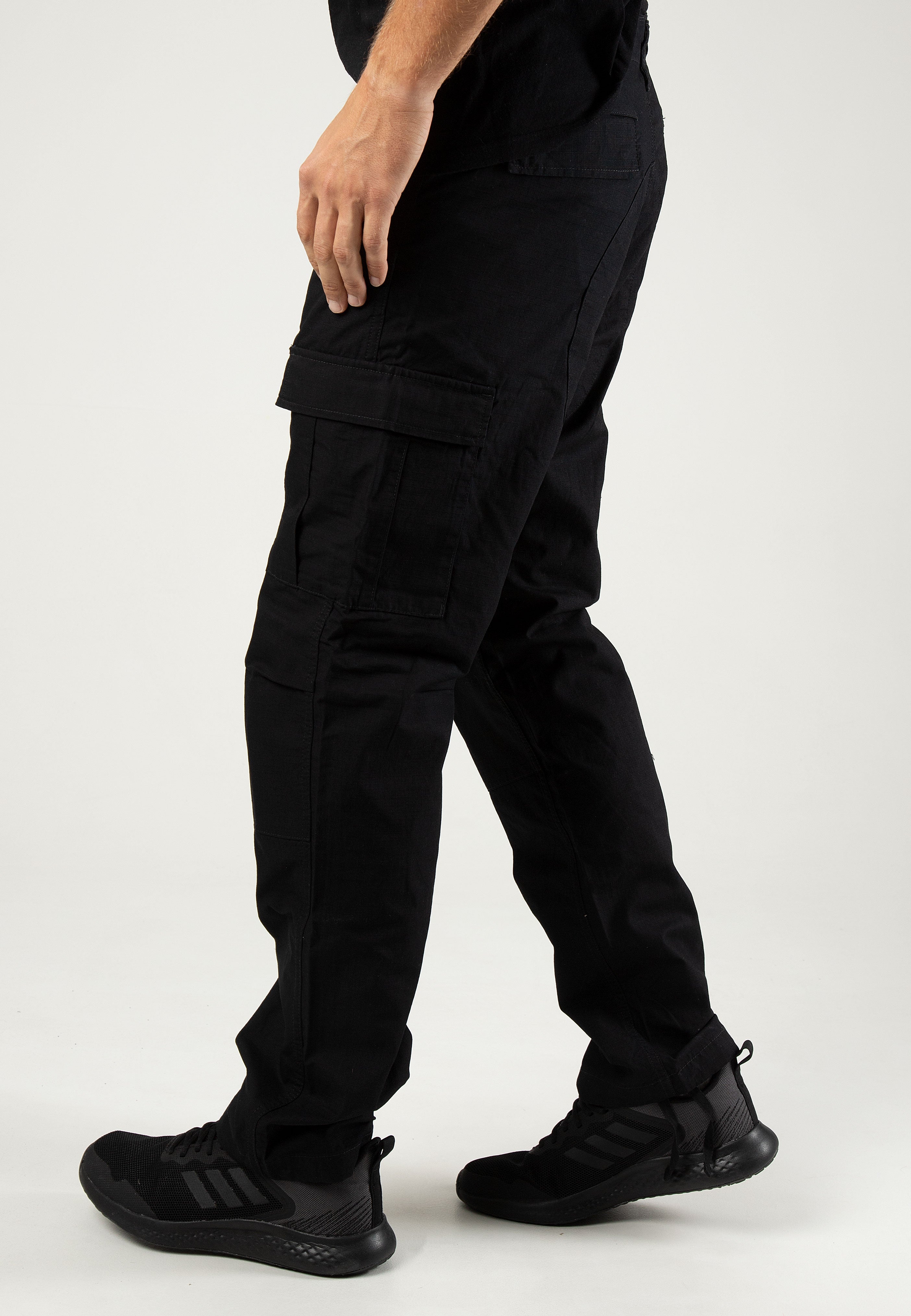 Carhartt WIP - Aviation Rinsed Black - Pants | Men-Image