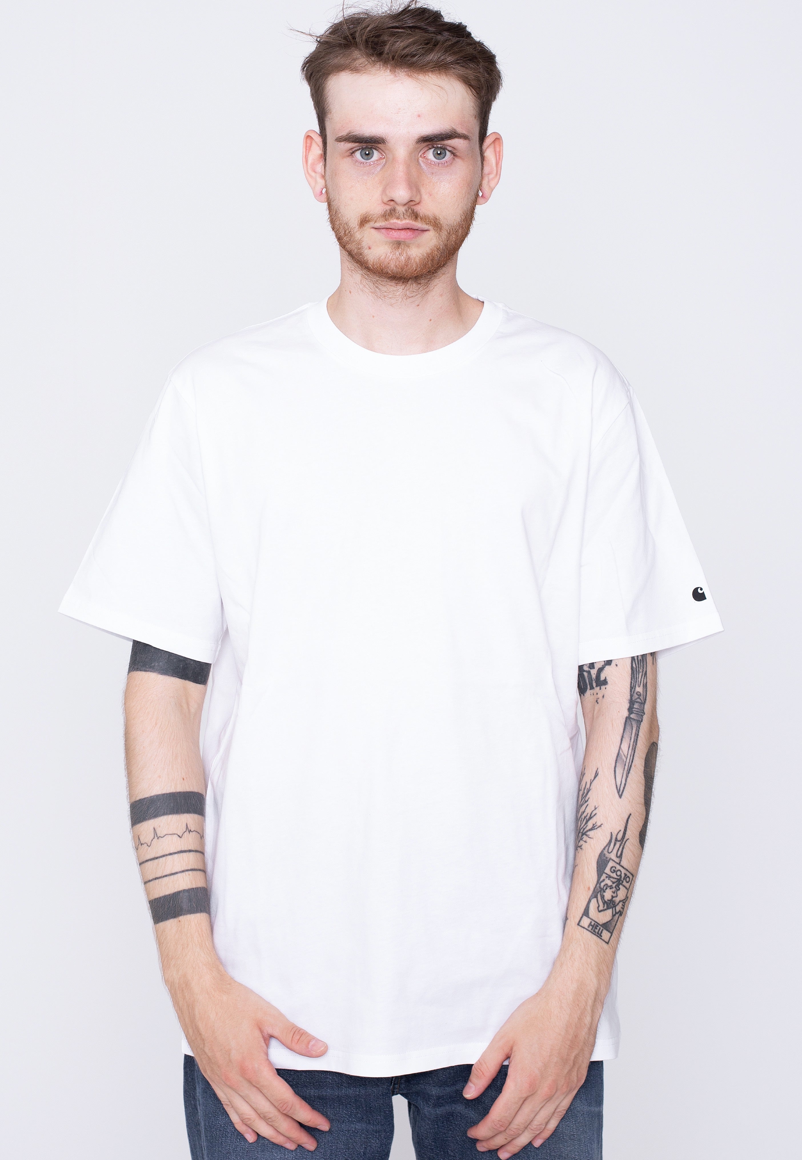 Carhartt WIP - Base White/Black - T-Shirt | Men-Image