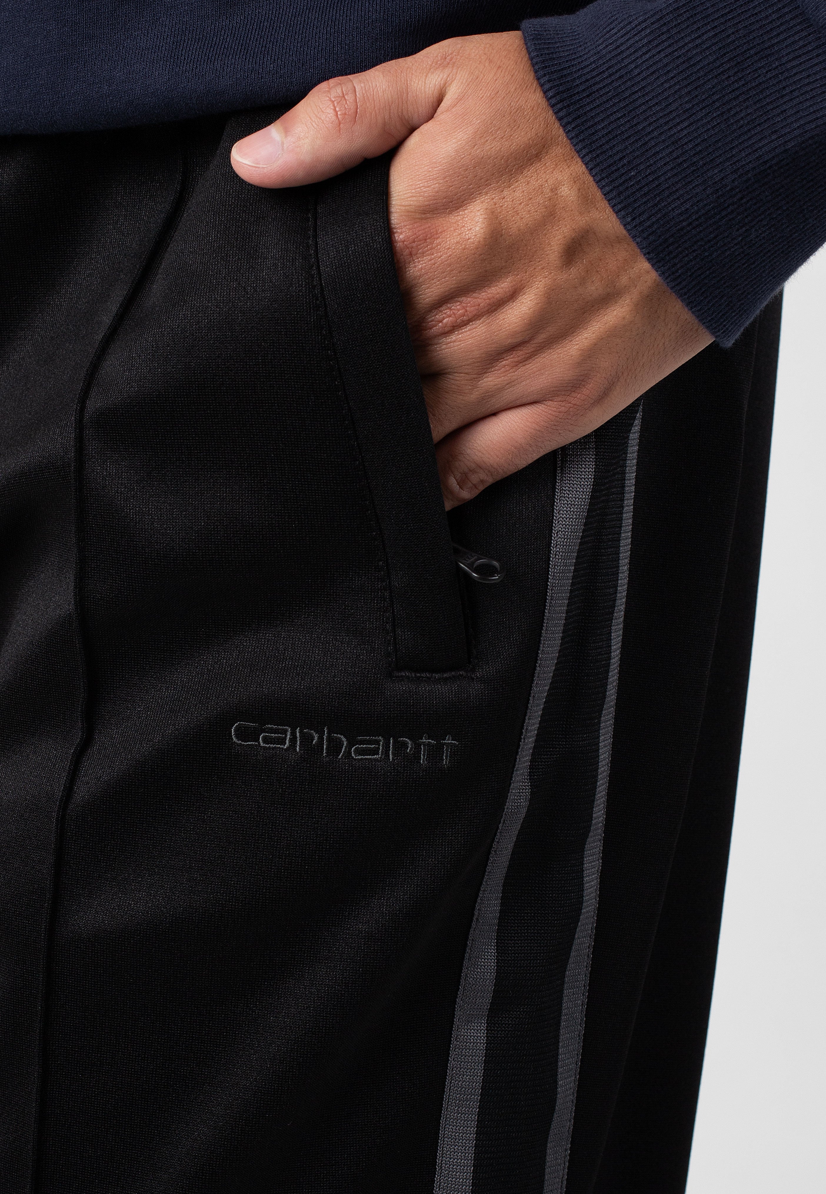 Carhartt WIP - Bolan Black/Graphite - Sweat Pants | Men-Image