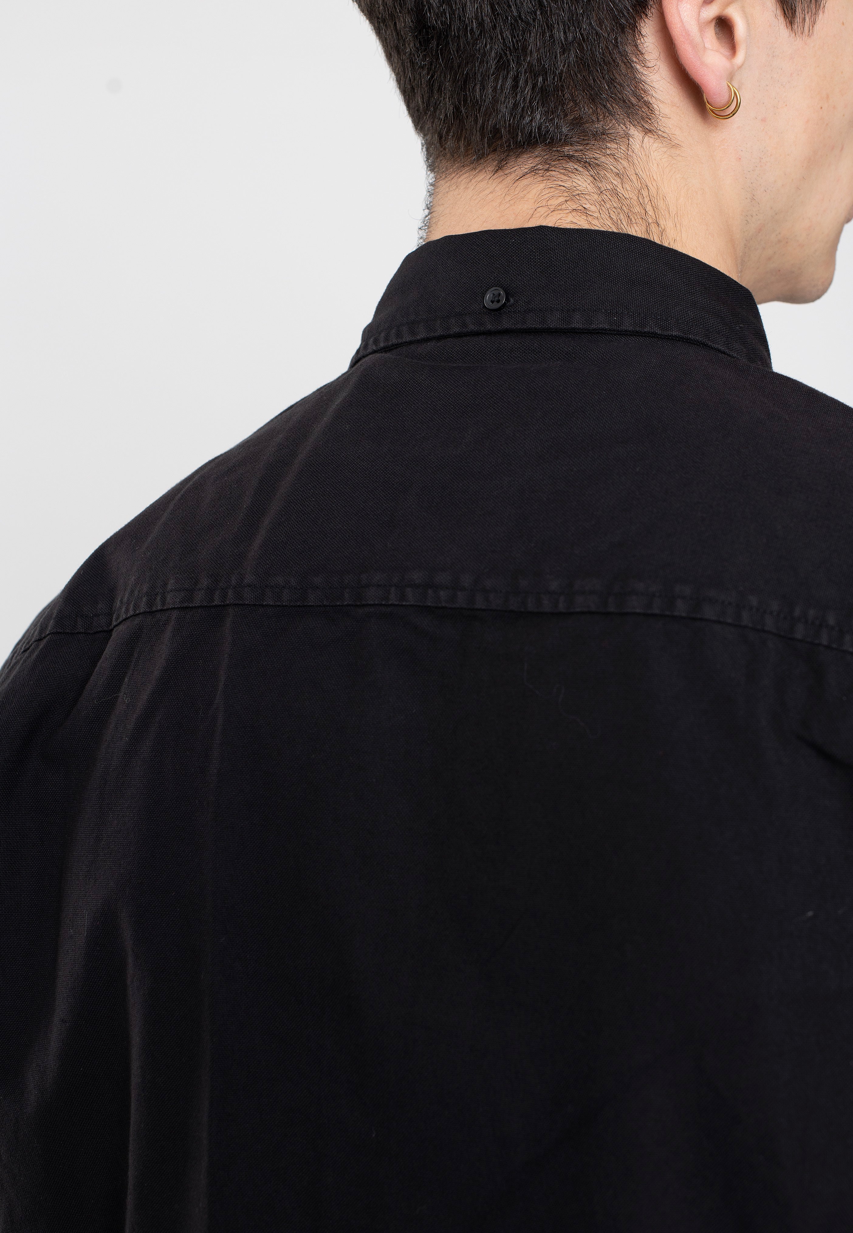 Carhartt WIP - Bolton Garment Dyed Black - Shirt | Men-Image