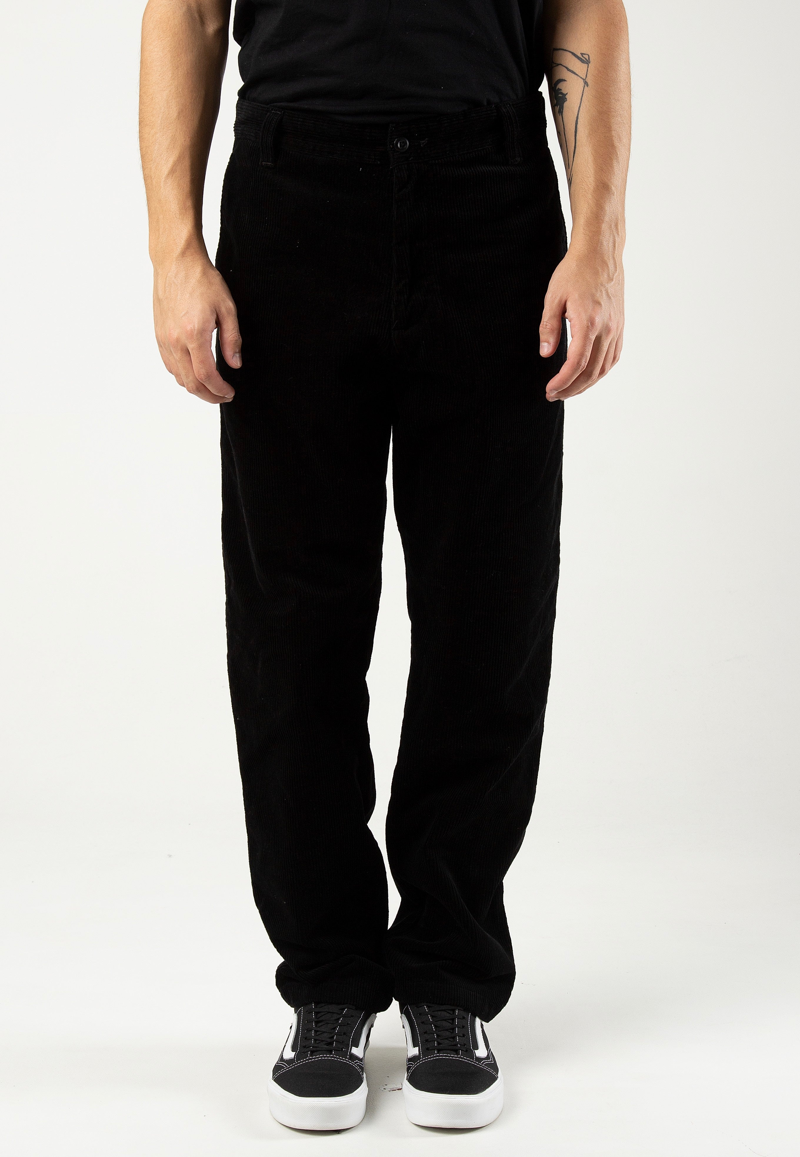 Carhartt WIP - Calder Rinsed Black - Pants | Men-Image