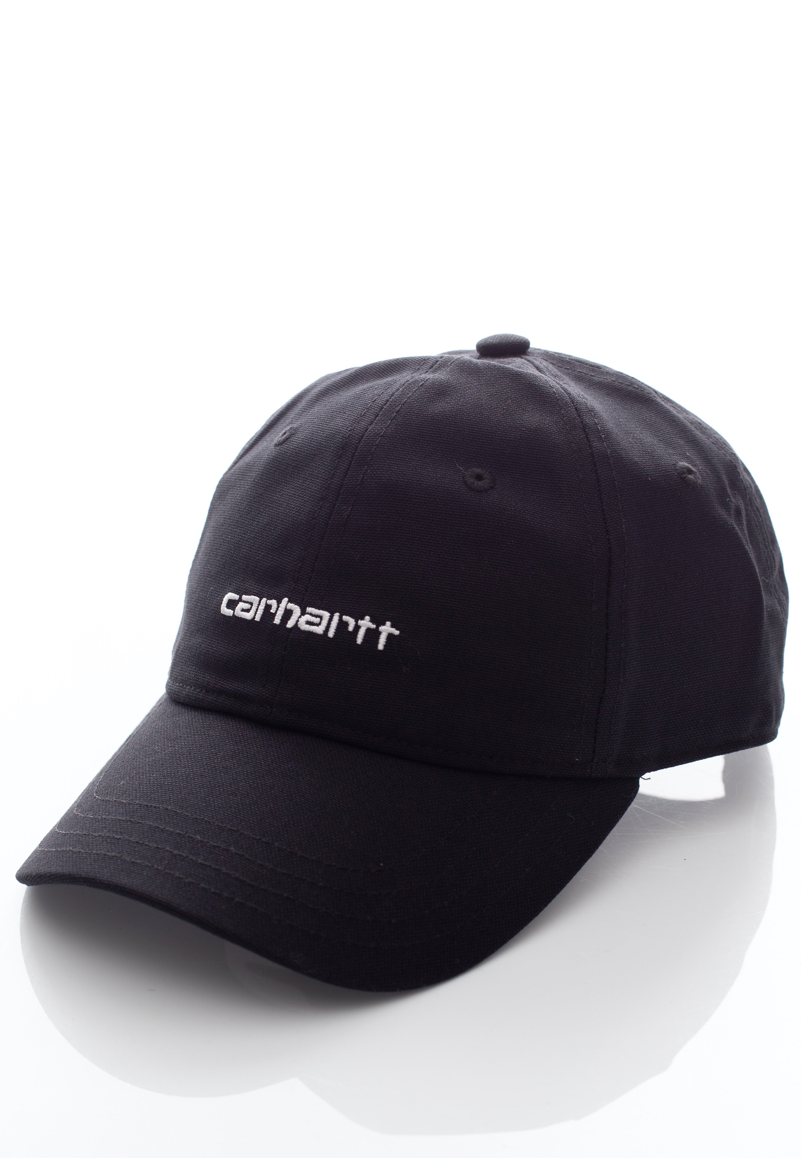 Carhartt WIP - Canvas Script Black/White - Cap | Neutral-Image