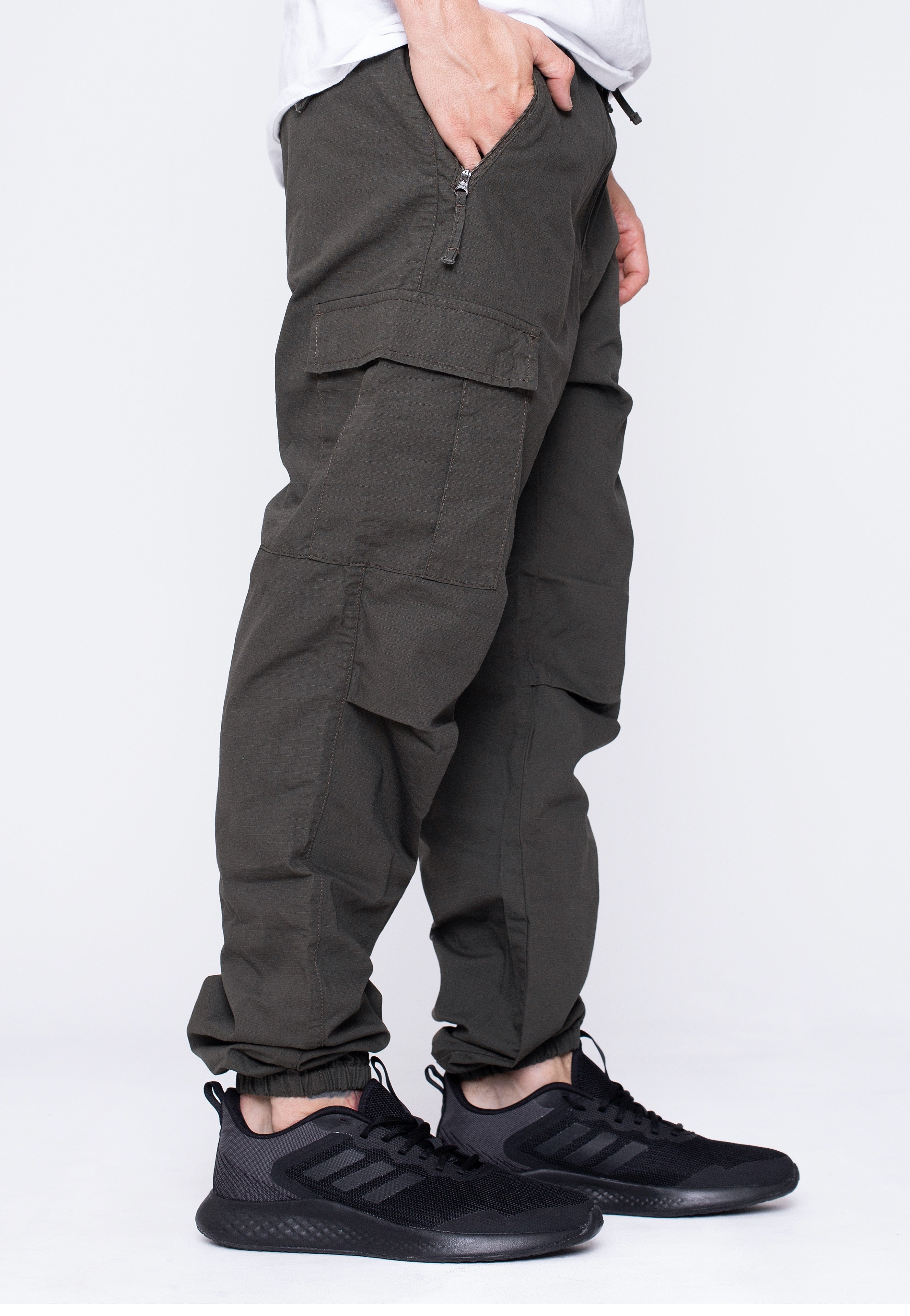 Carhartt WIP - Cargo Jogger Cypress Rinsed - Pants | Men-Image