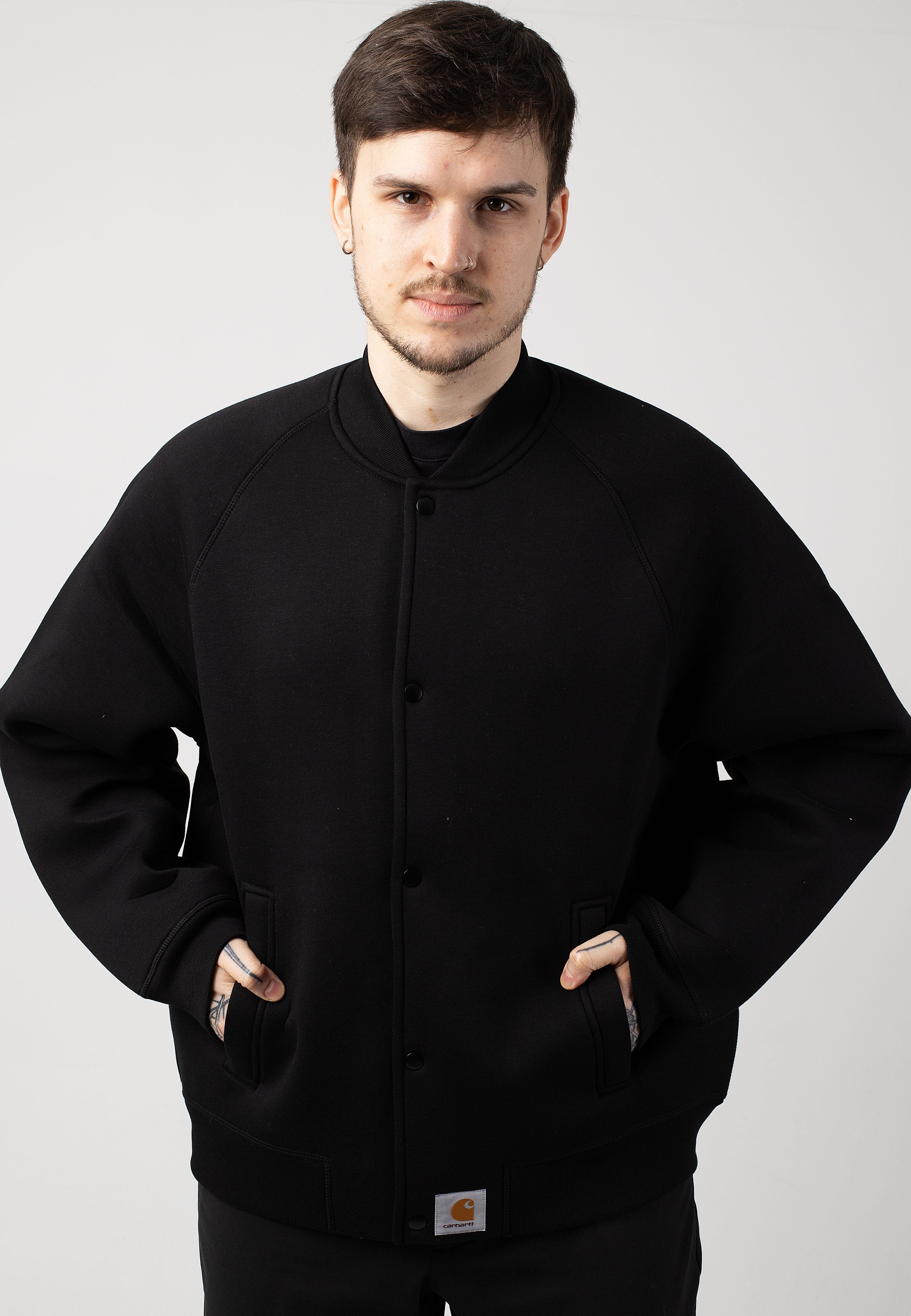 Carhartt WIP - Car Lux Bomber Black/Grey - Jacket | Men-Image