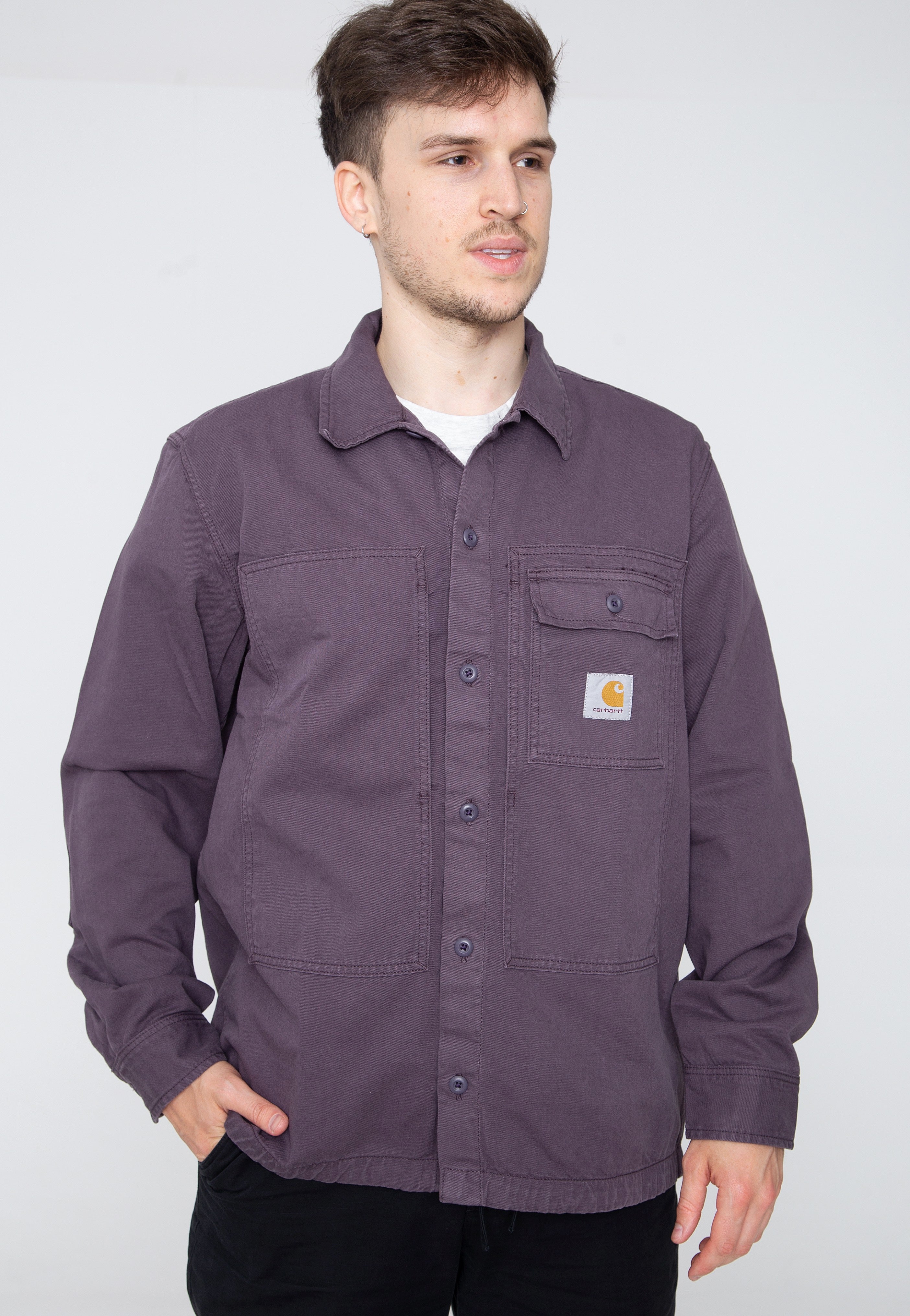 Carhartt WIP - Charter Garment Dyed Artichoke - Shirt | Men-Image