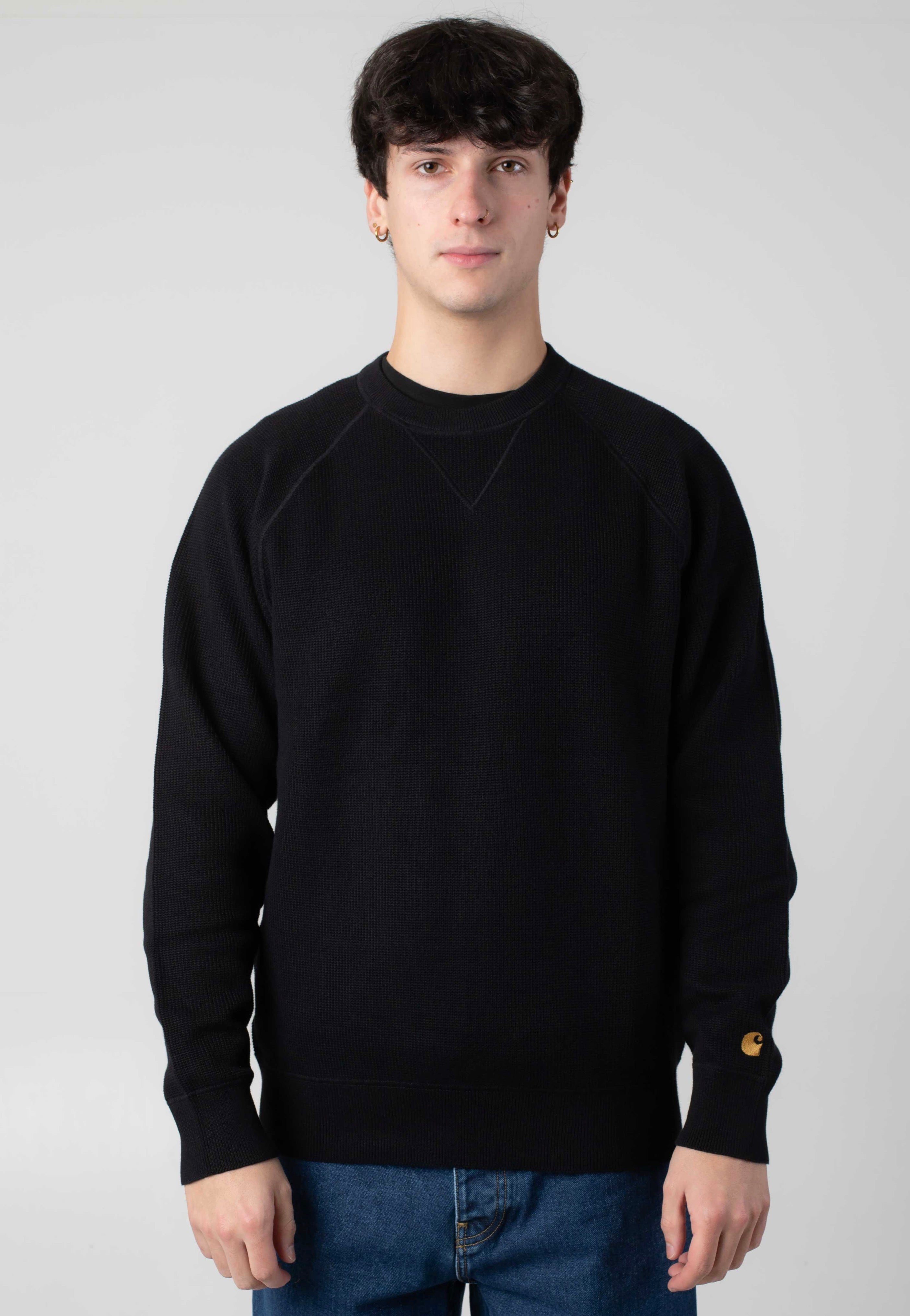 Carhartt WIP - Chase Black/Gold - Pullover | Men-Image