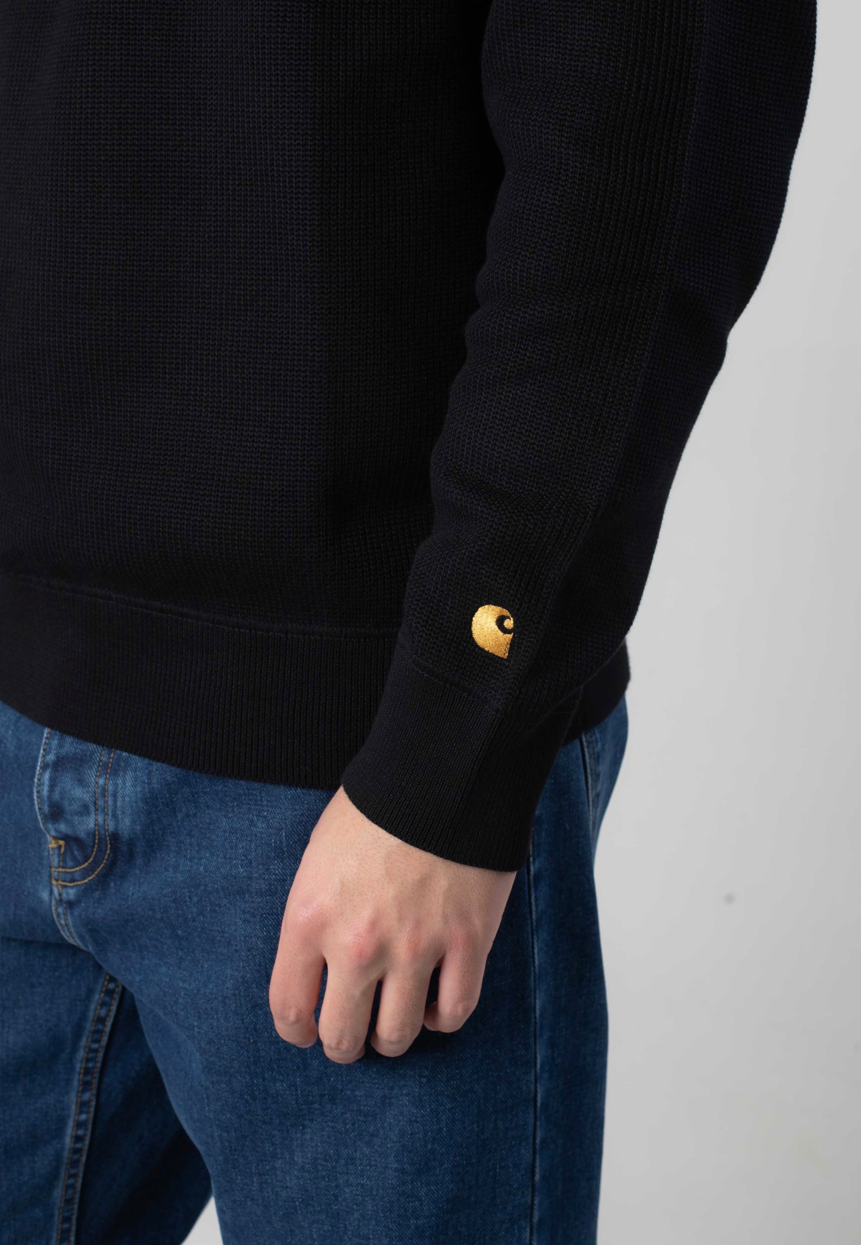 Carhartt WIP - Chase Black/Gold - Pullover | Men-Image