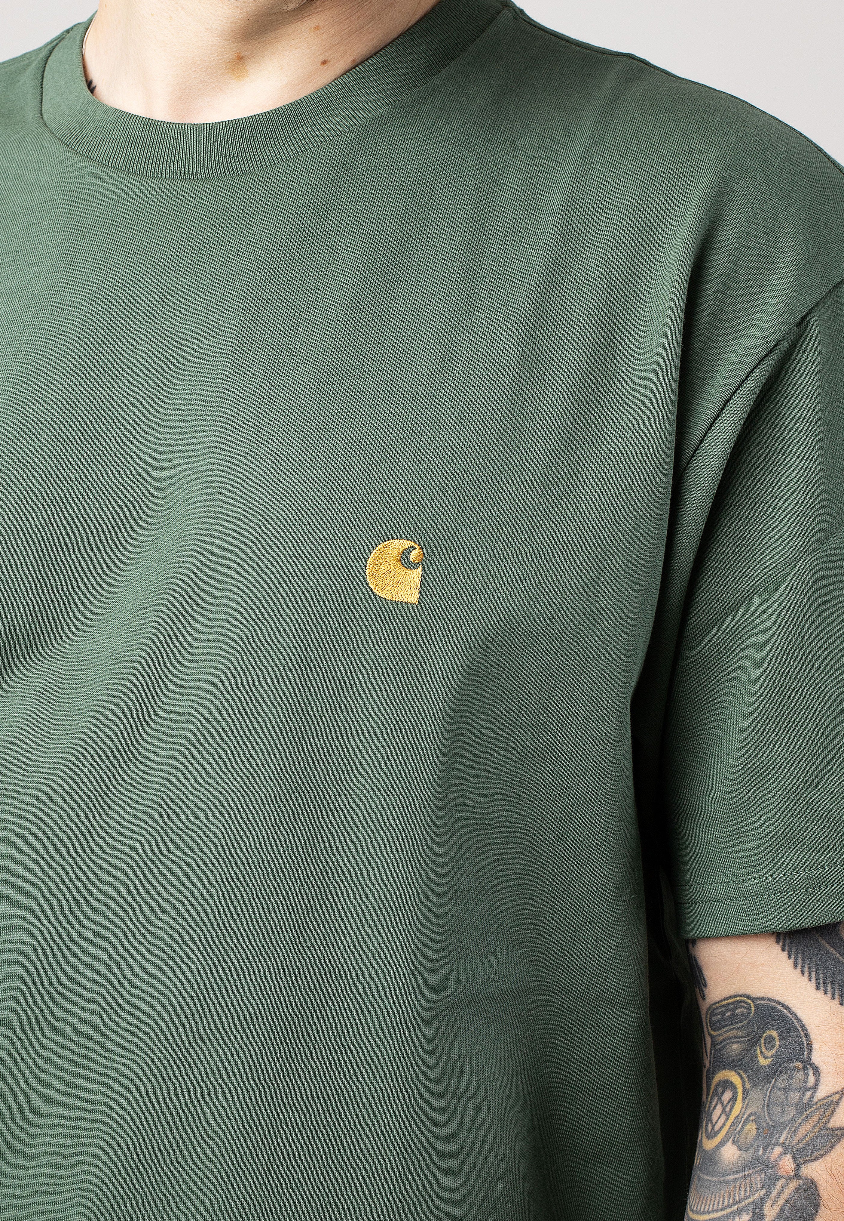 Carhartt WIP - Chase Duck Green/Gold - T-Shirt | Men-Image