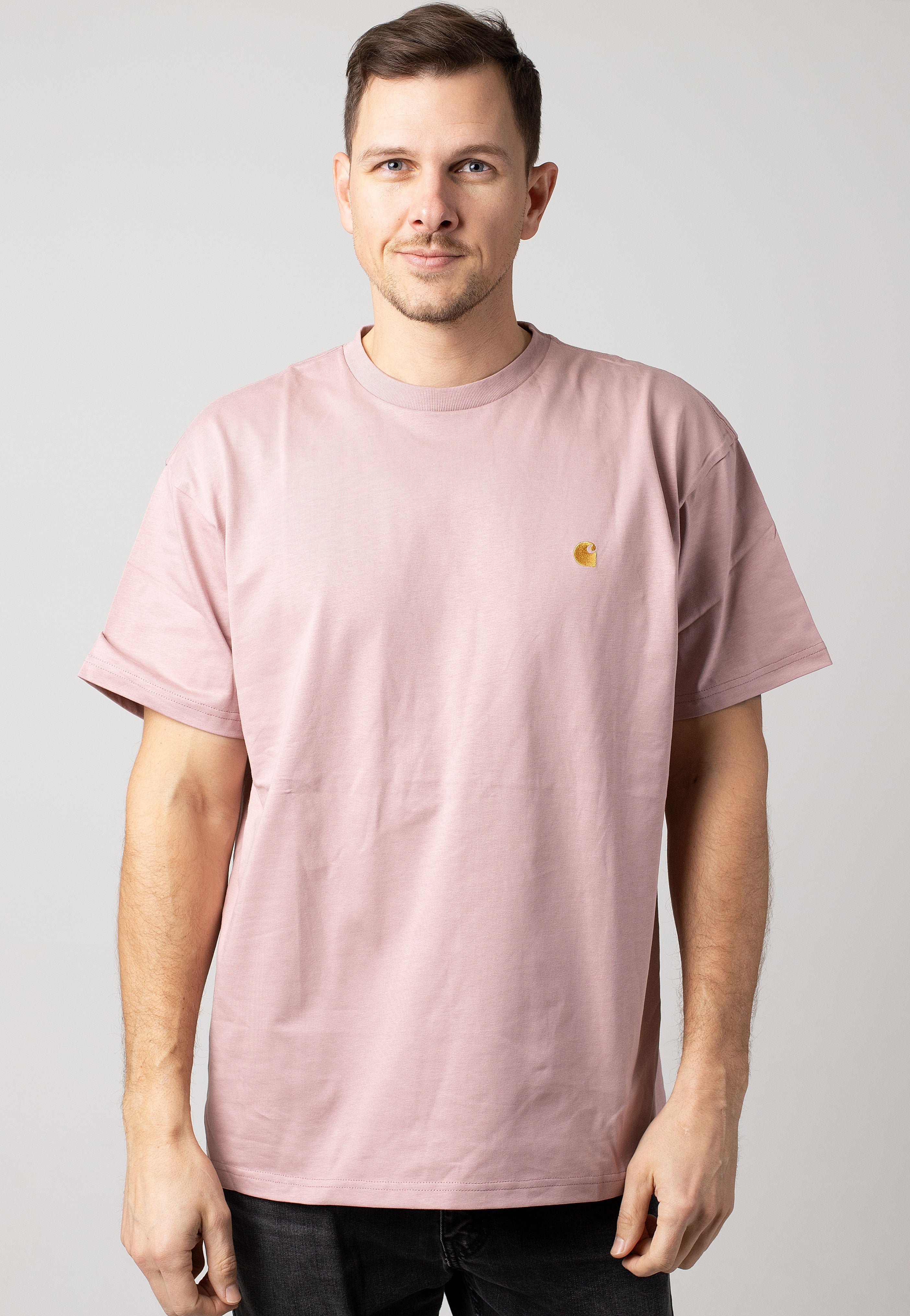 Carhartt WIP - Chase Glassy Pink/Gold - T-Shirt | Men-Image