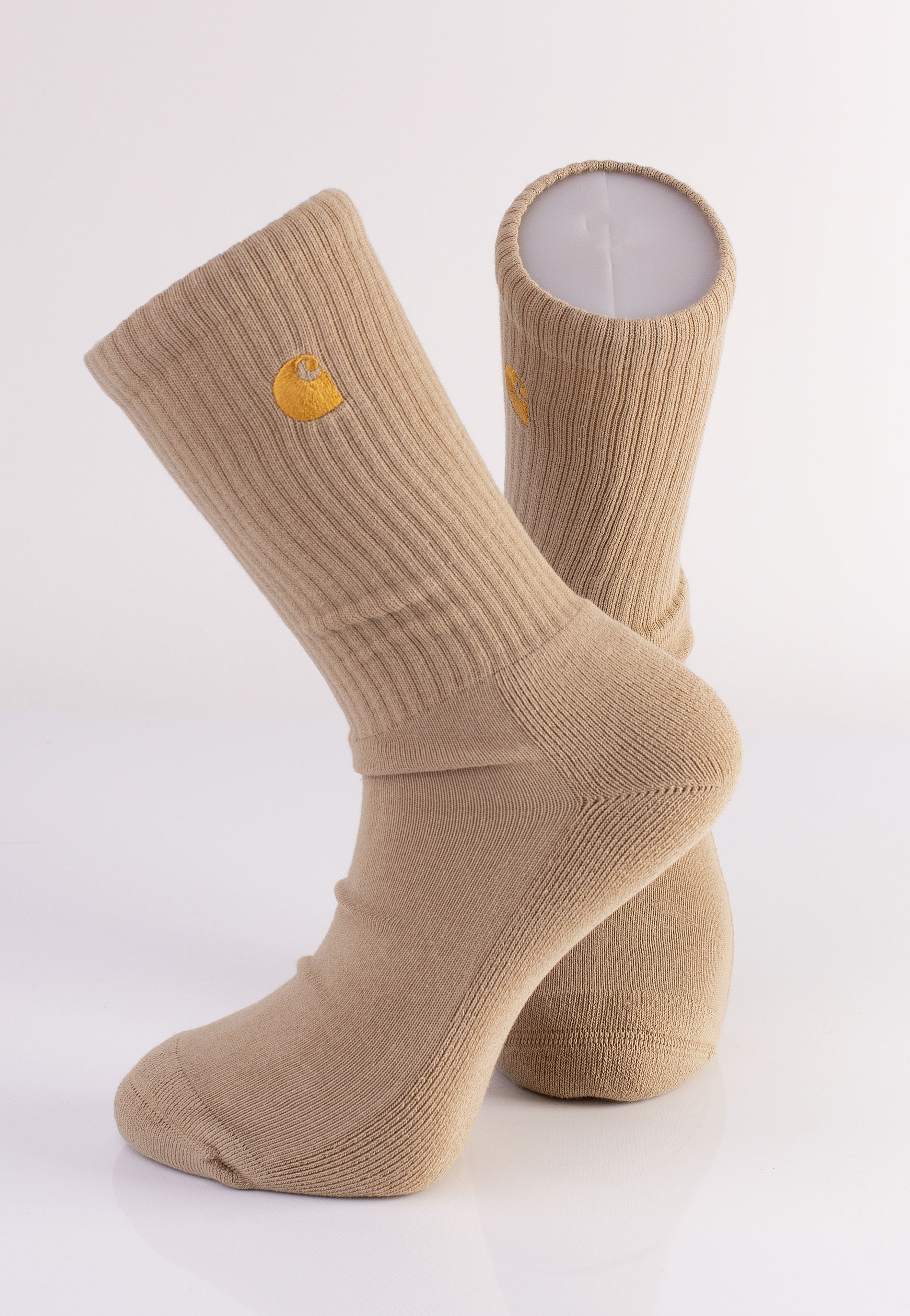 Carhartt WIP - Chase Sable/Gold - Socks | Neutral-Image