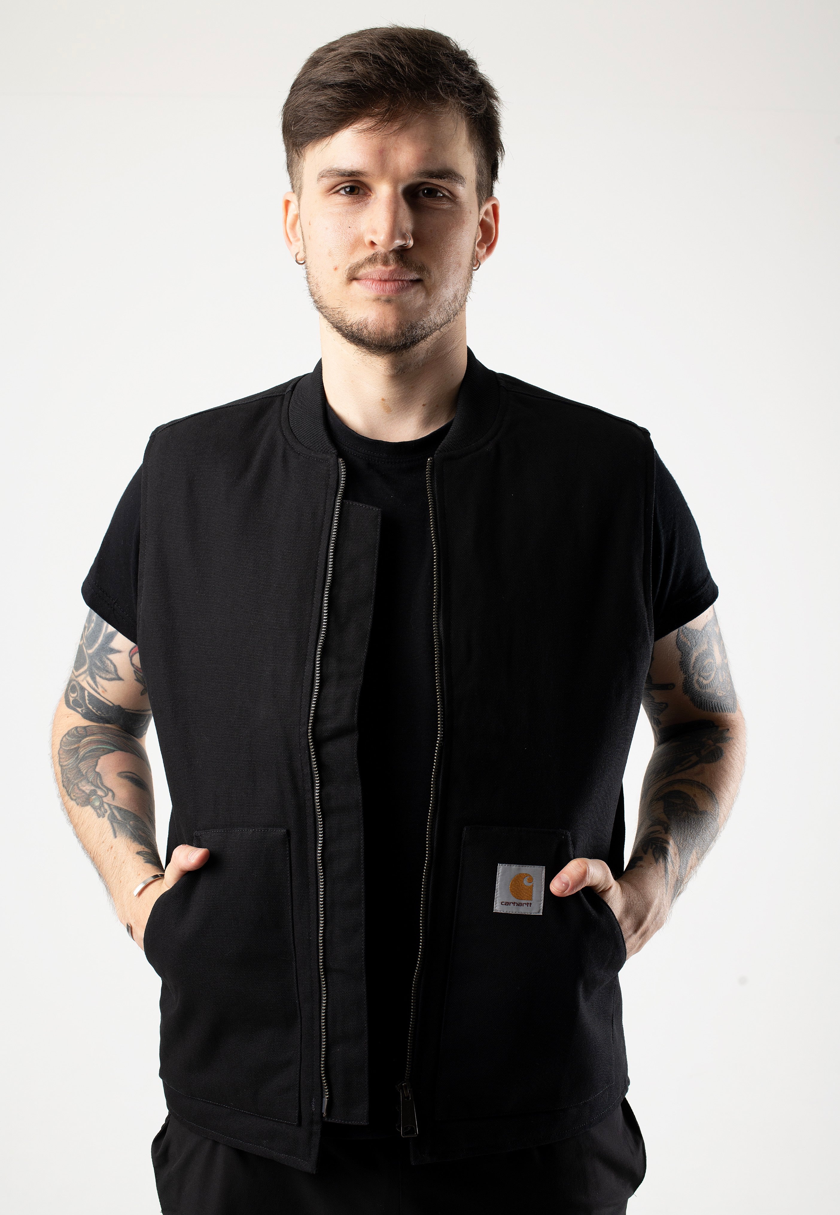 Carhartt WIP - Classic Rigid Black - Vest | Men-Image