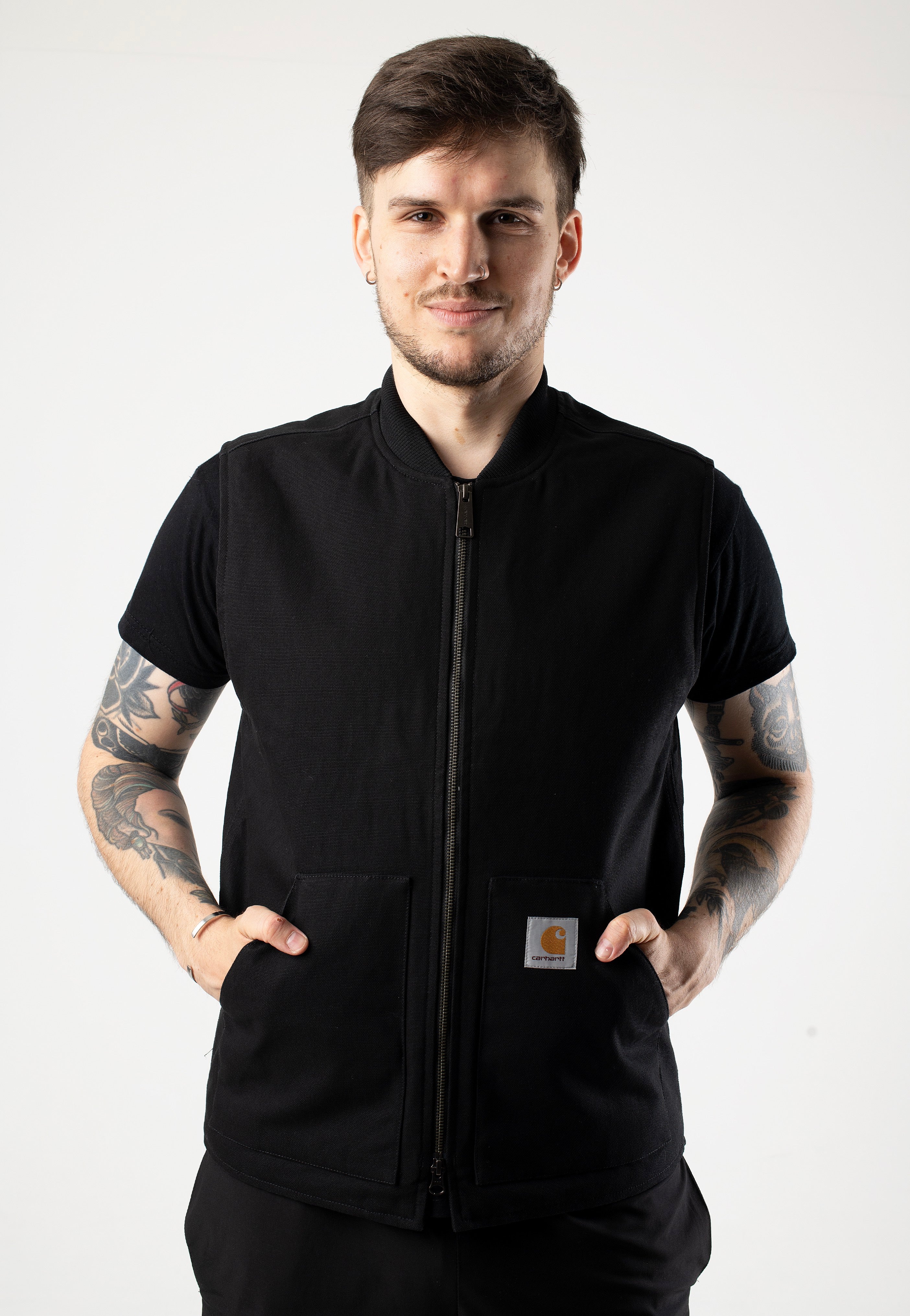 Carhartt WIP - Classic Rigid Black - Vest | Men-Image