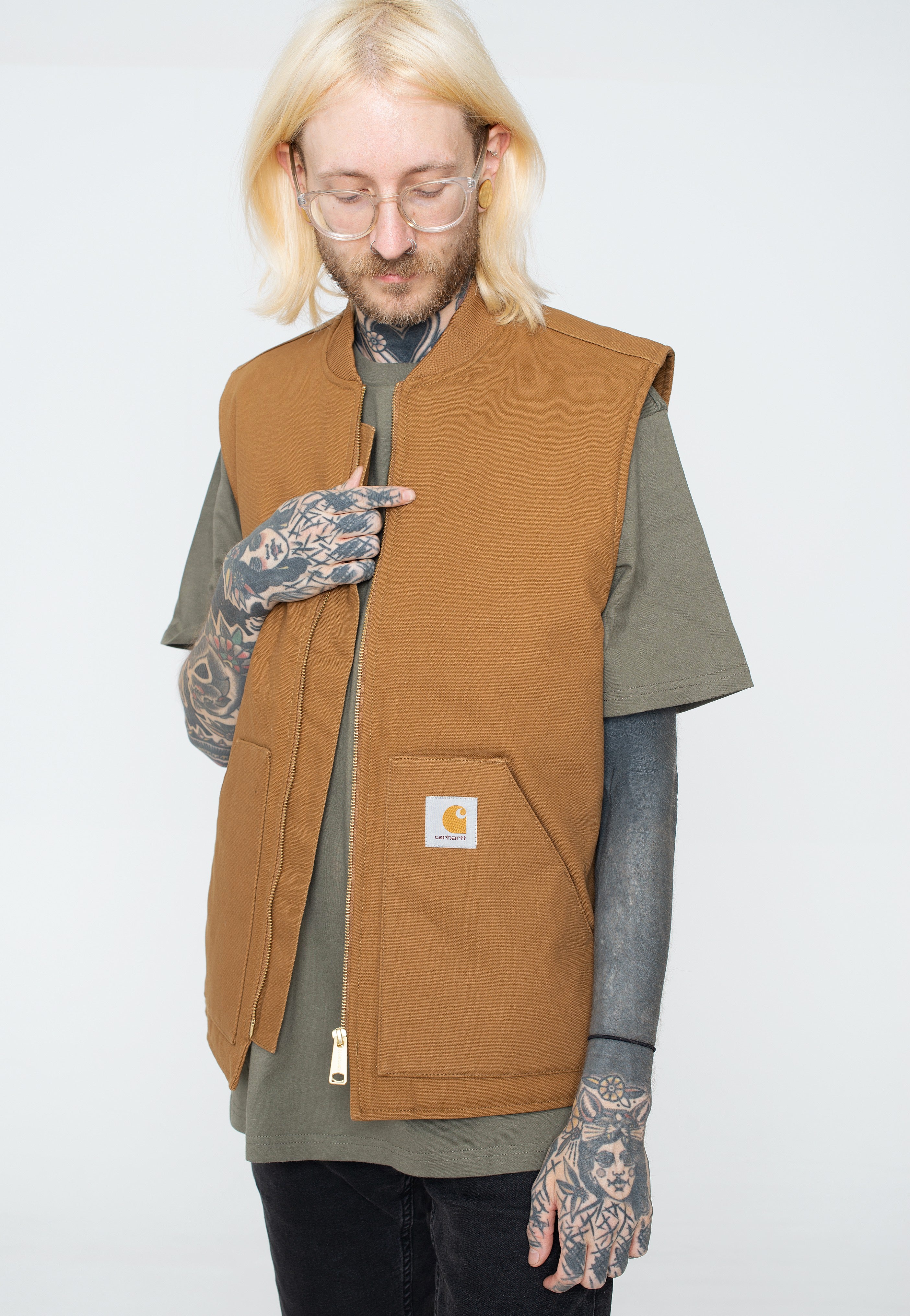 Carhartt WIP - Classic Rigid Hamilton Brown - Vest | Men-Image