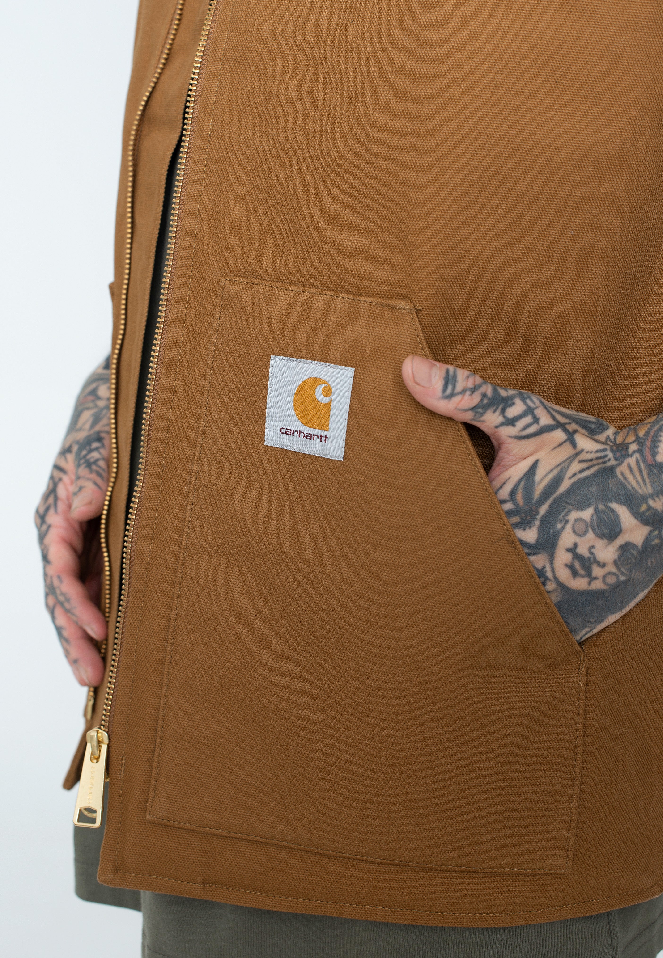 Carhartt WIP - Classic Rigid Hamilton Brown - Vest | Men-Image