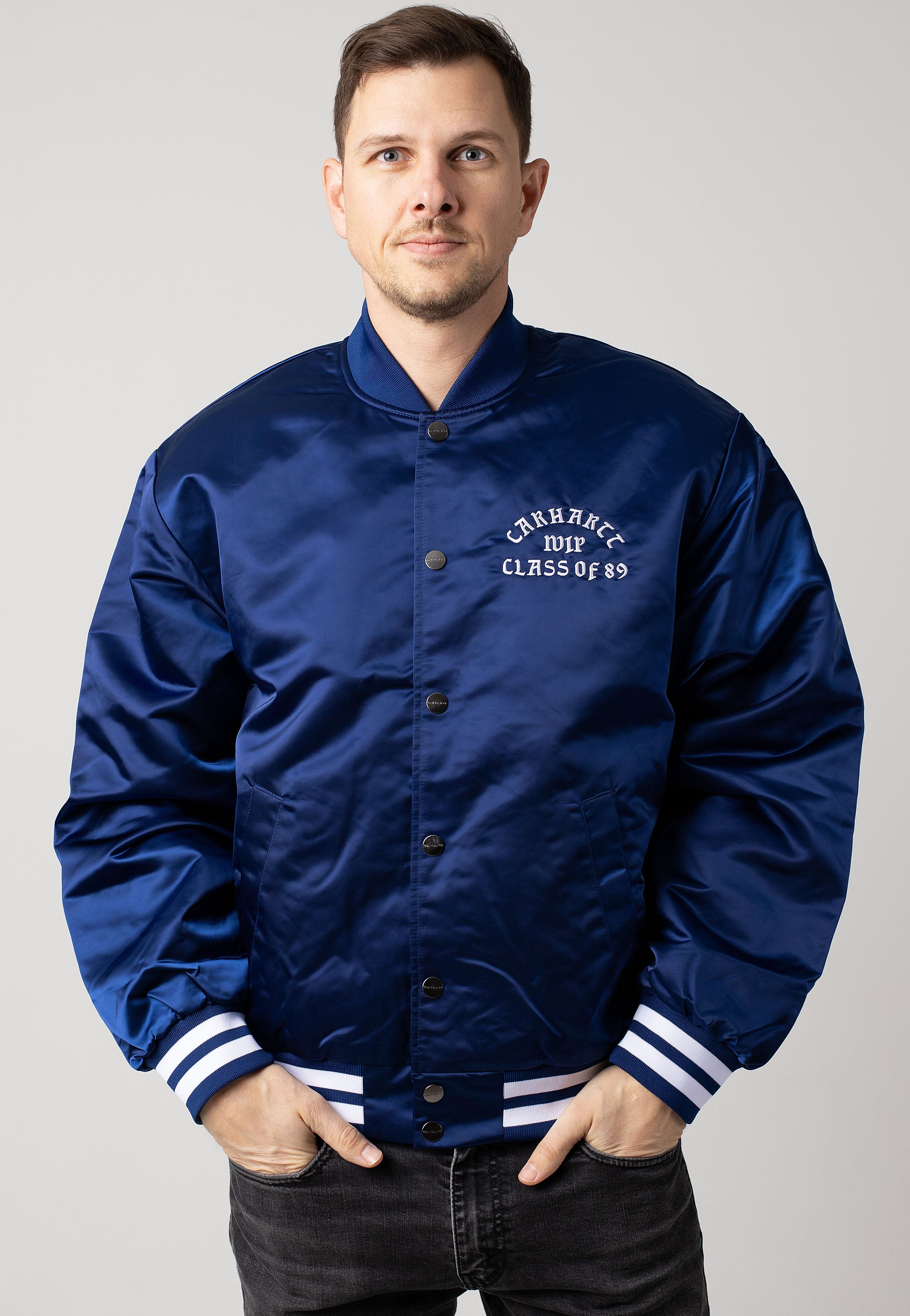 Carhartt WIP - Class Of 89 Bomber Elder/White - Jacket | Men-Image