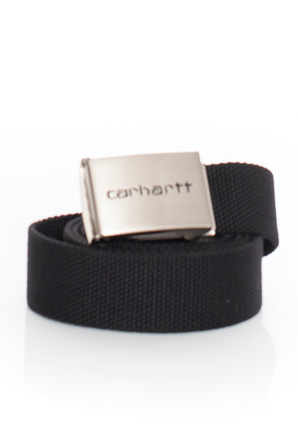 Carhartt WIP - Clip Chrome Black - Belt | Neutral-Image