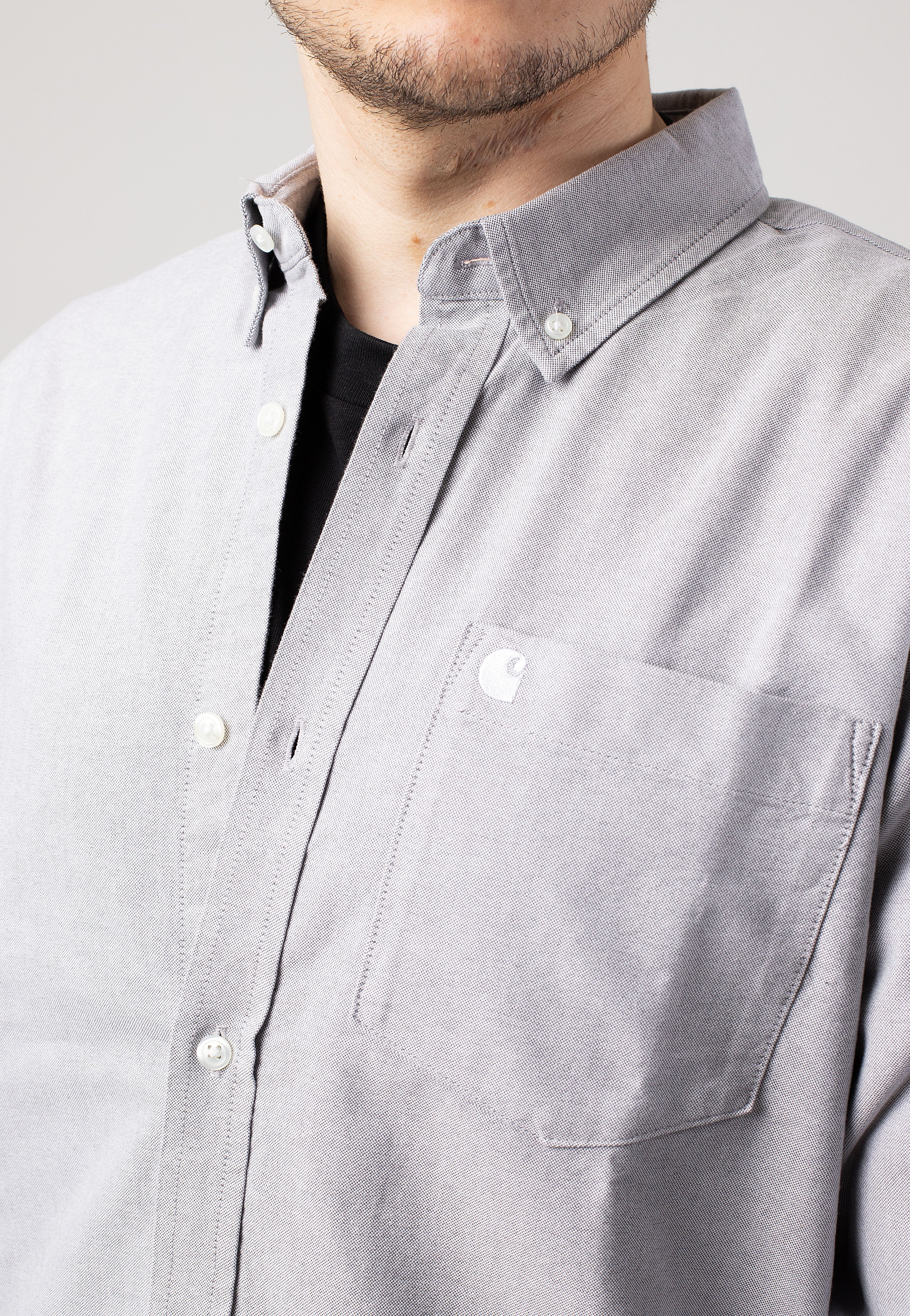 Carhartt WIP - C Logo Black/White - Shirt | Men-Image