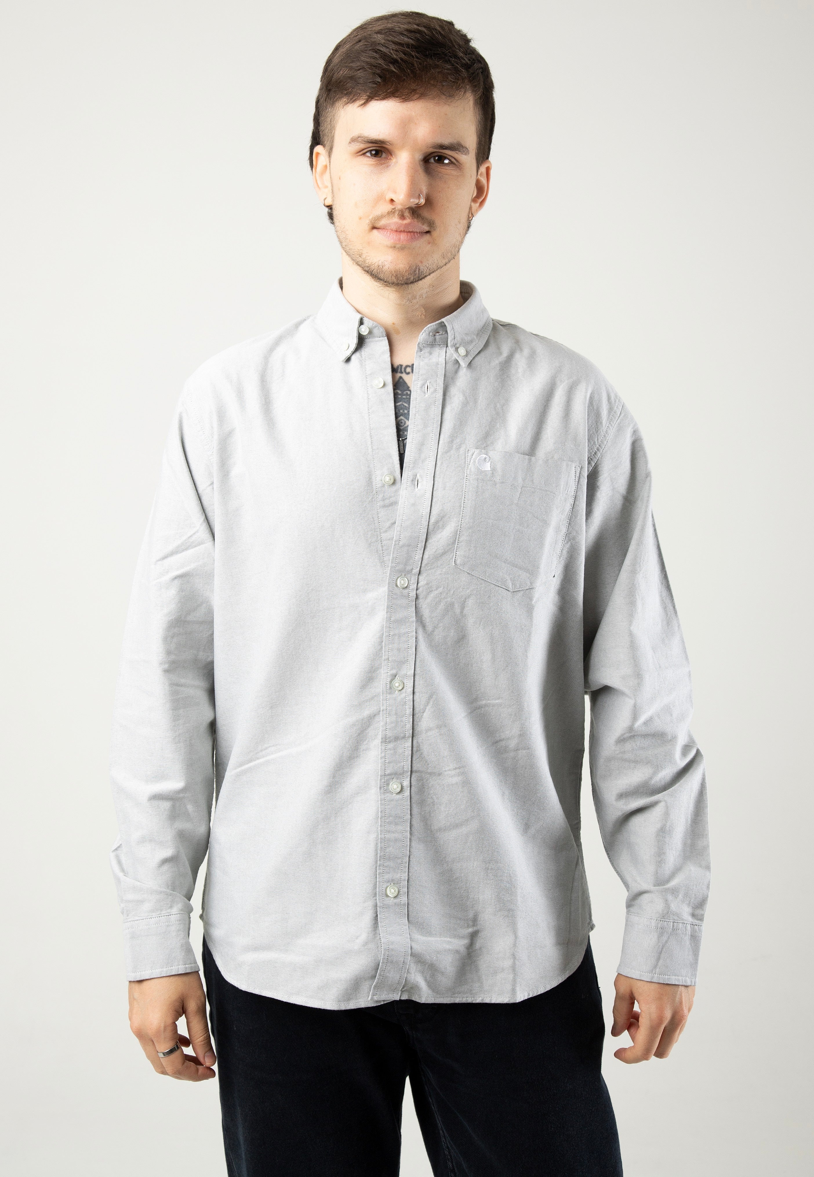 Carhartt WIP - C Logo Dollar Green/White - Shirt | Men-Image