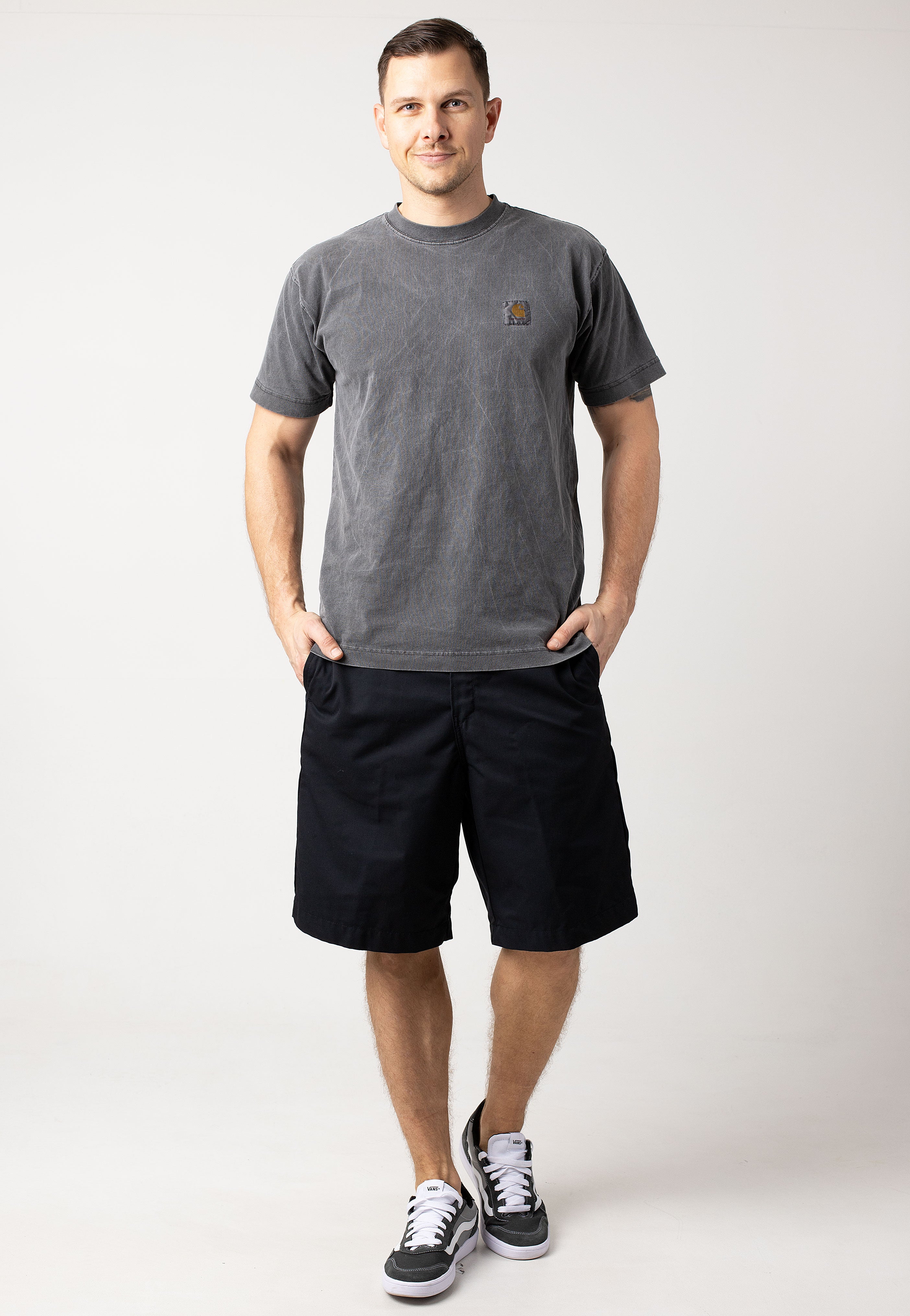 Carhartt WIP - Craft Rinsed Black - Shorts | Men-Image