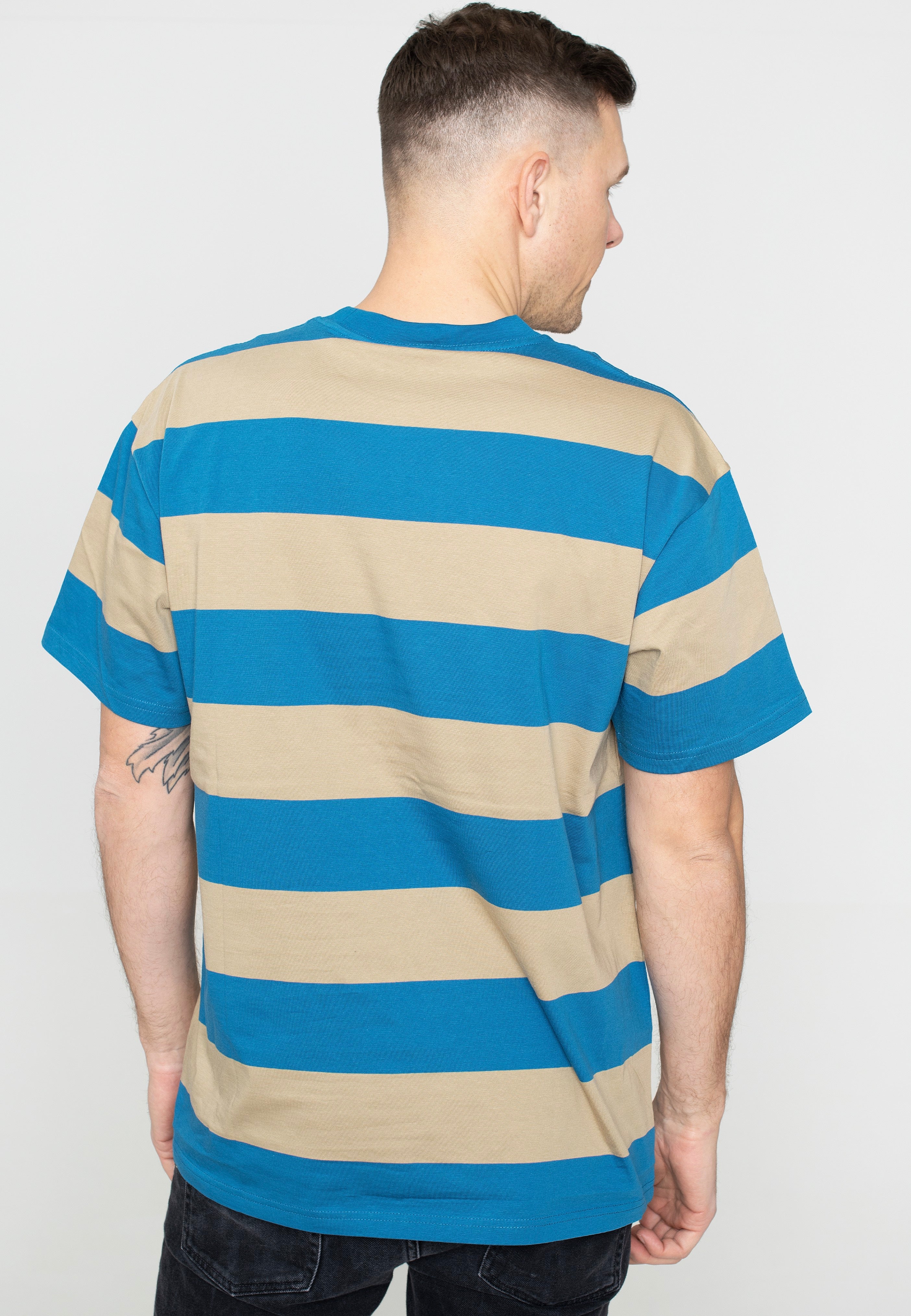 Carhartt WIP - Dampier Dampier Stripe/Amalfi/Ammonite - T-Shirt | Men-Image