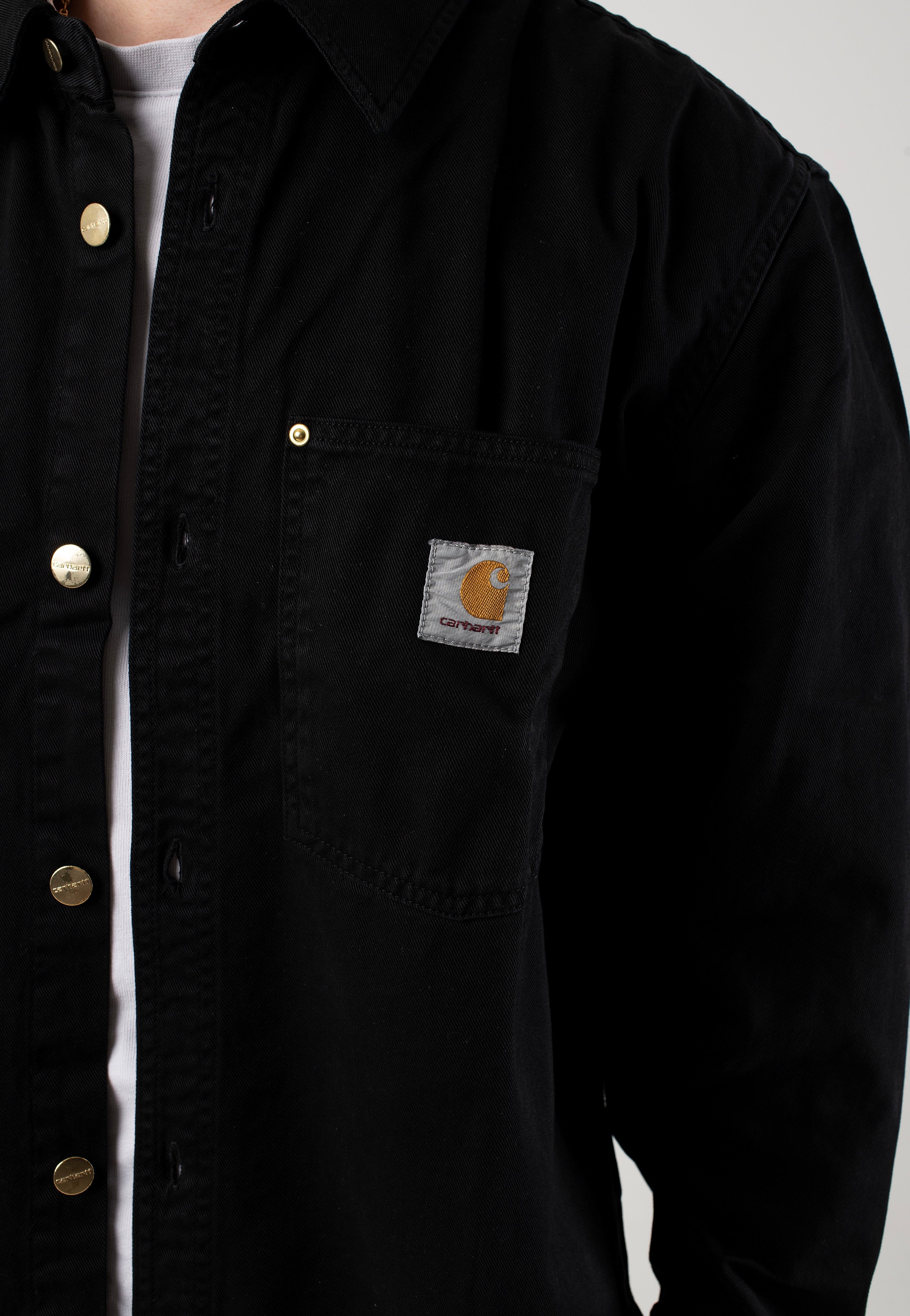 Carhartt WIP - Derby Garment Dyed Black - Jacket | Men-Image