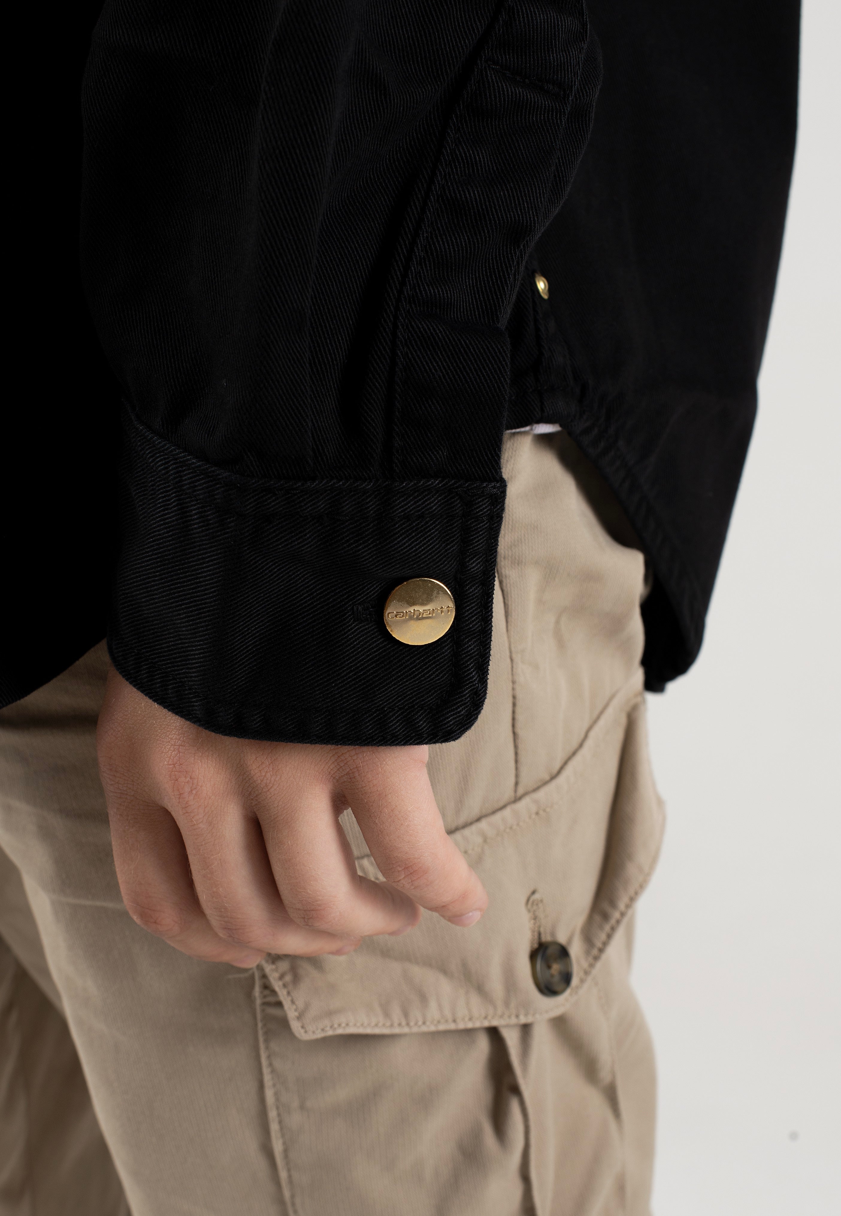 Carhartt WIP - Derby Garment Dyed Black - Jacket | Men-Image