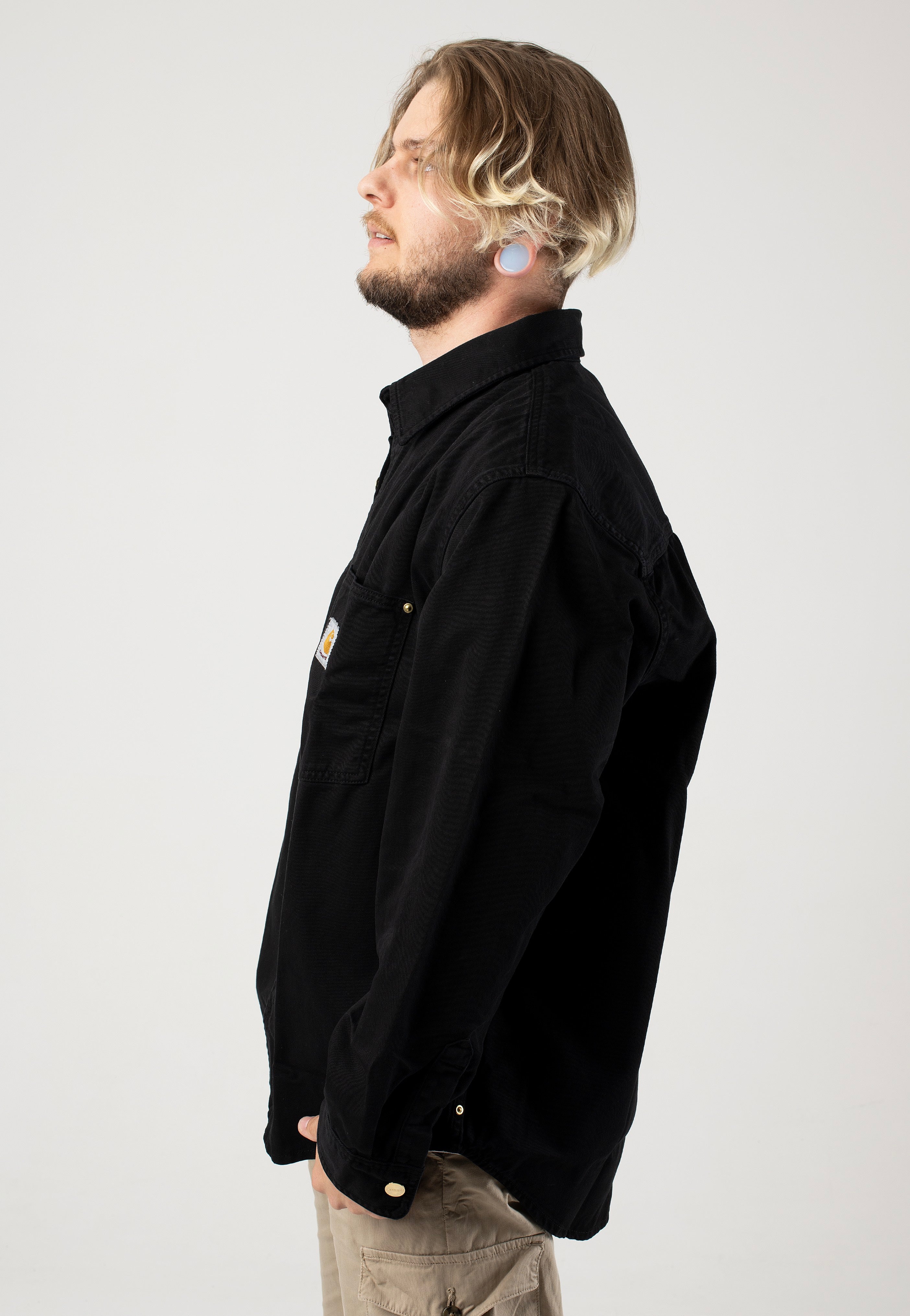 Carhartt WIP - Derby Garment Dyed Black - Jacket | Men-Image