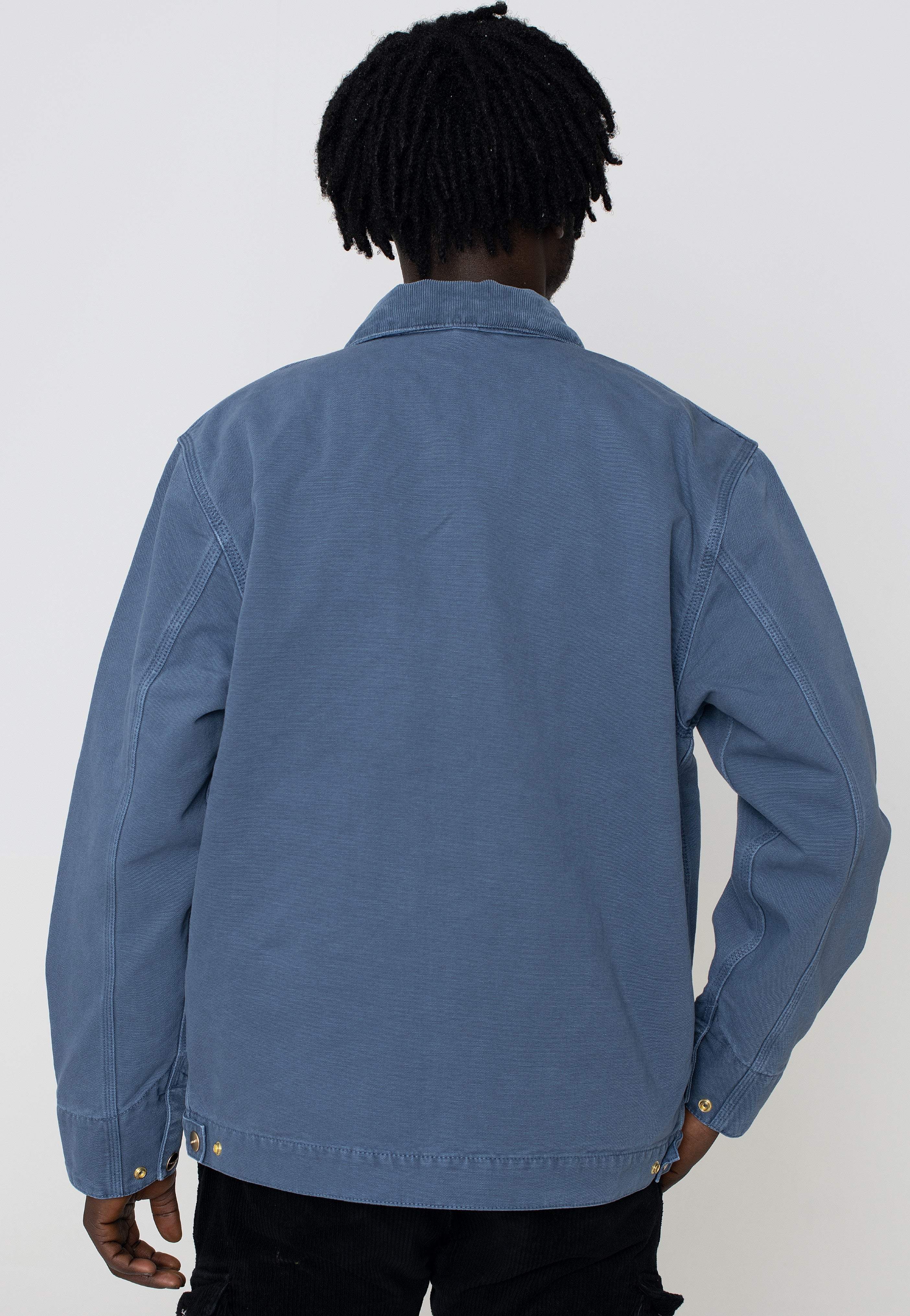 Carhartt WIP - Detroit Faded Storm Blue/Storm Blue - Jacket | Men-Image