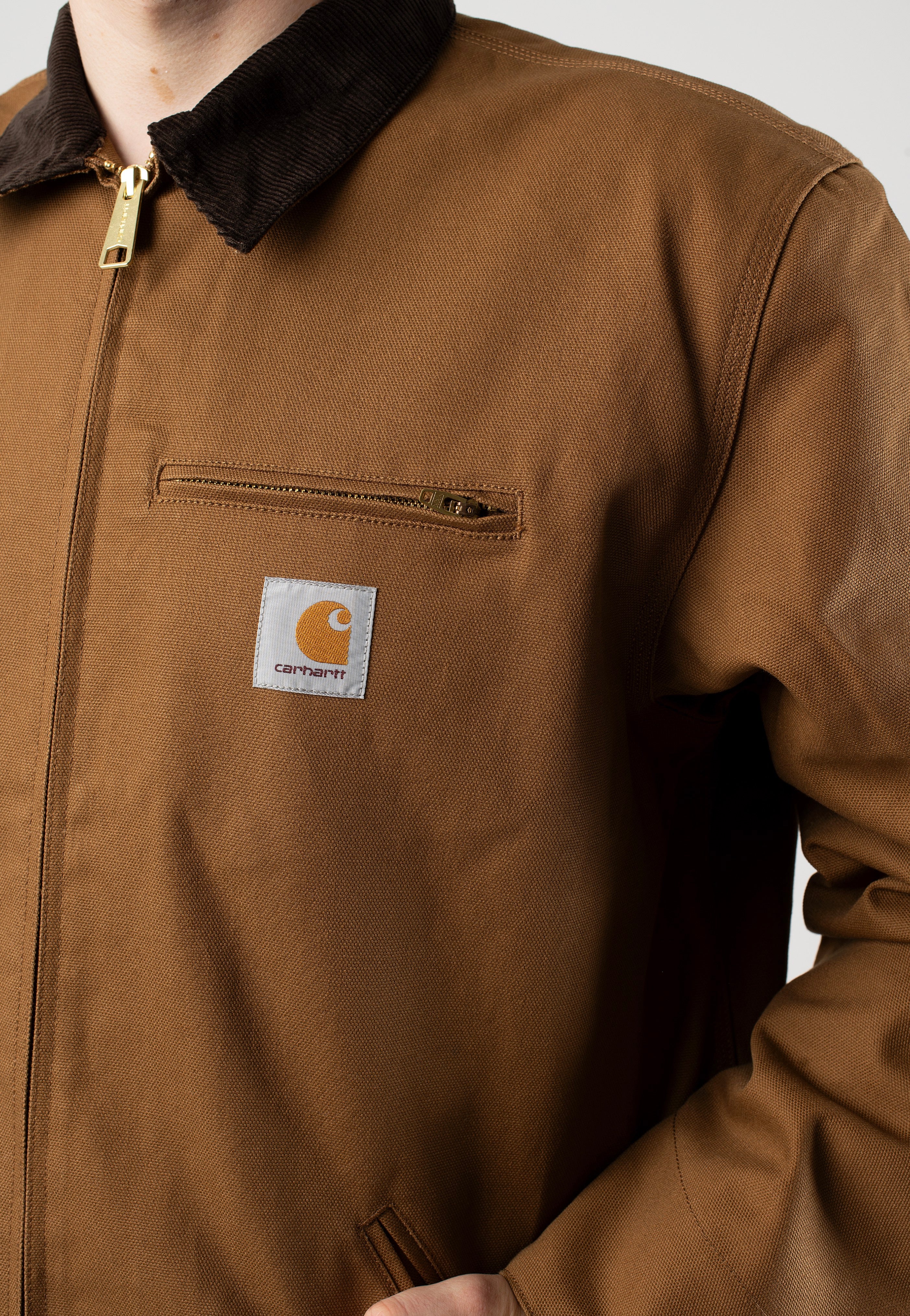 Carhartt WIP - Detroit Rigid Hamilton Brown/Tobacco - Jacket | Men-Image