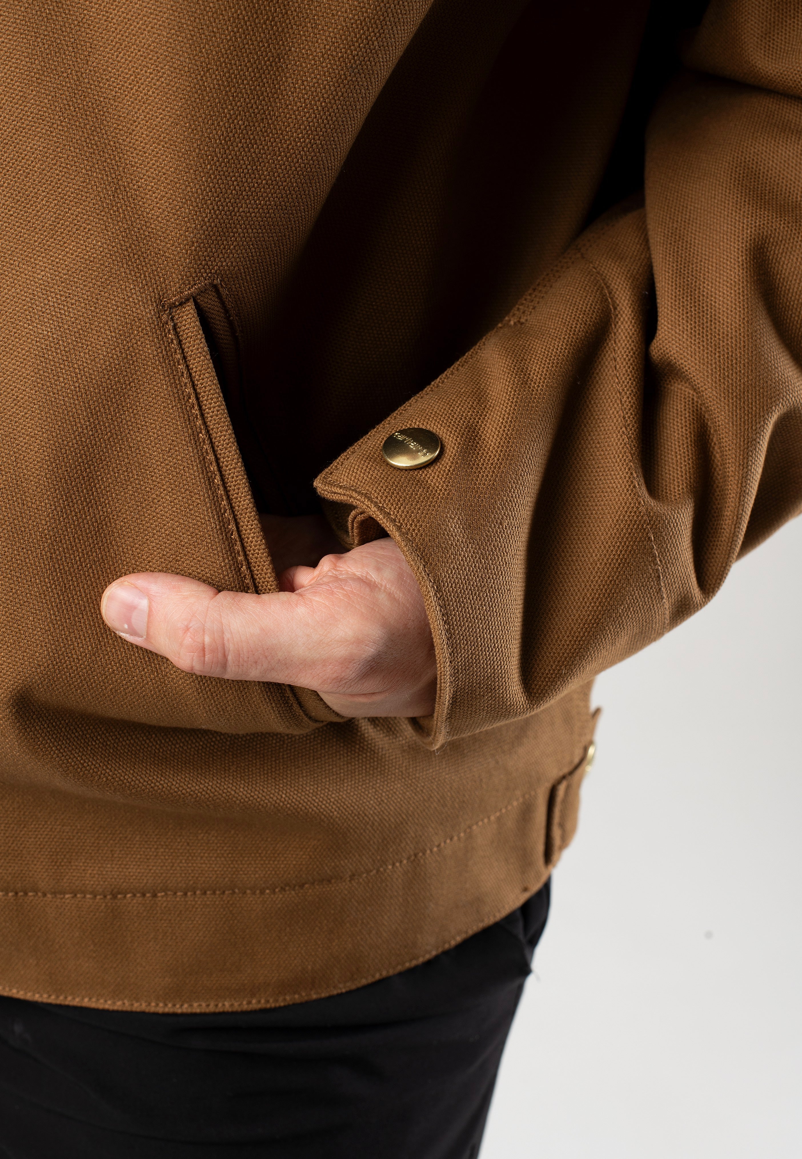 Carhartt WIP - Detroit Rigid Hamilton Brown/Tobacco - Jacket | Men-Image