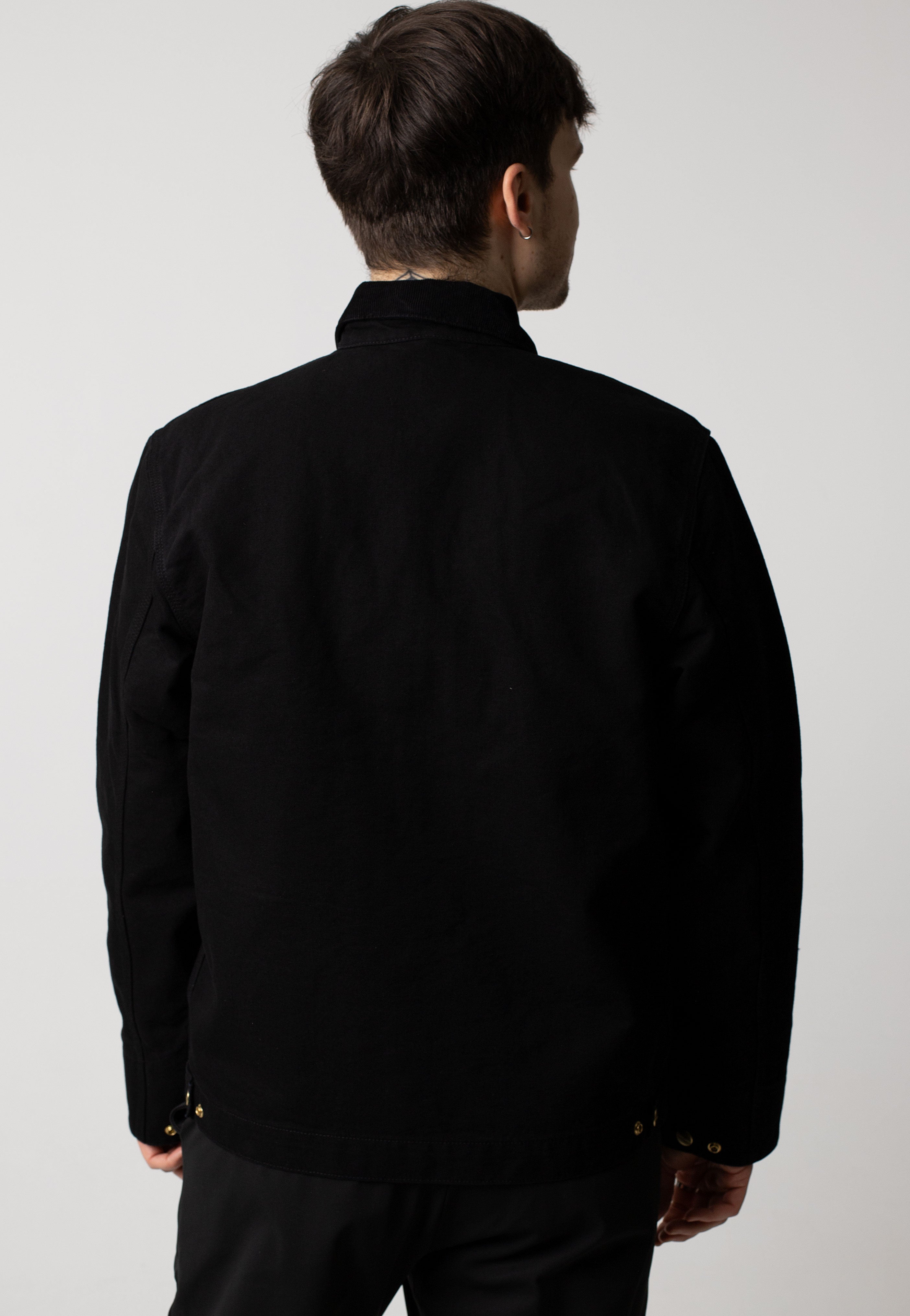 Carhartt WIP - Detroit Rinsed Black/Black - Jacket | Men-Image